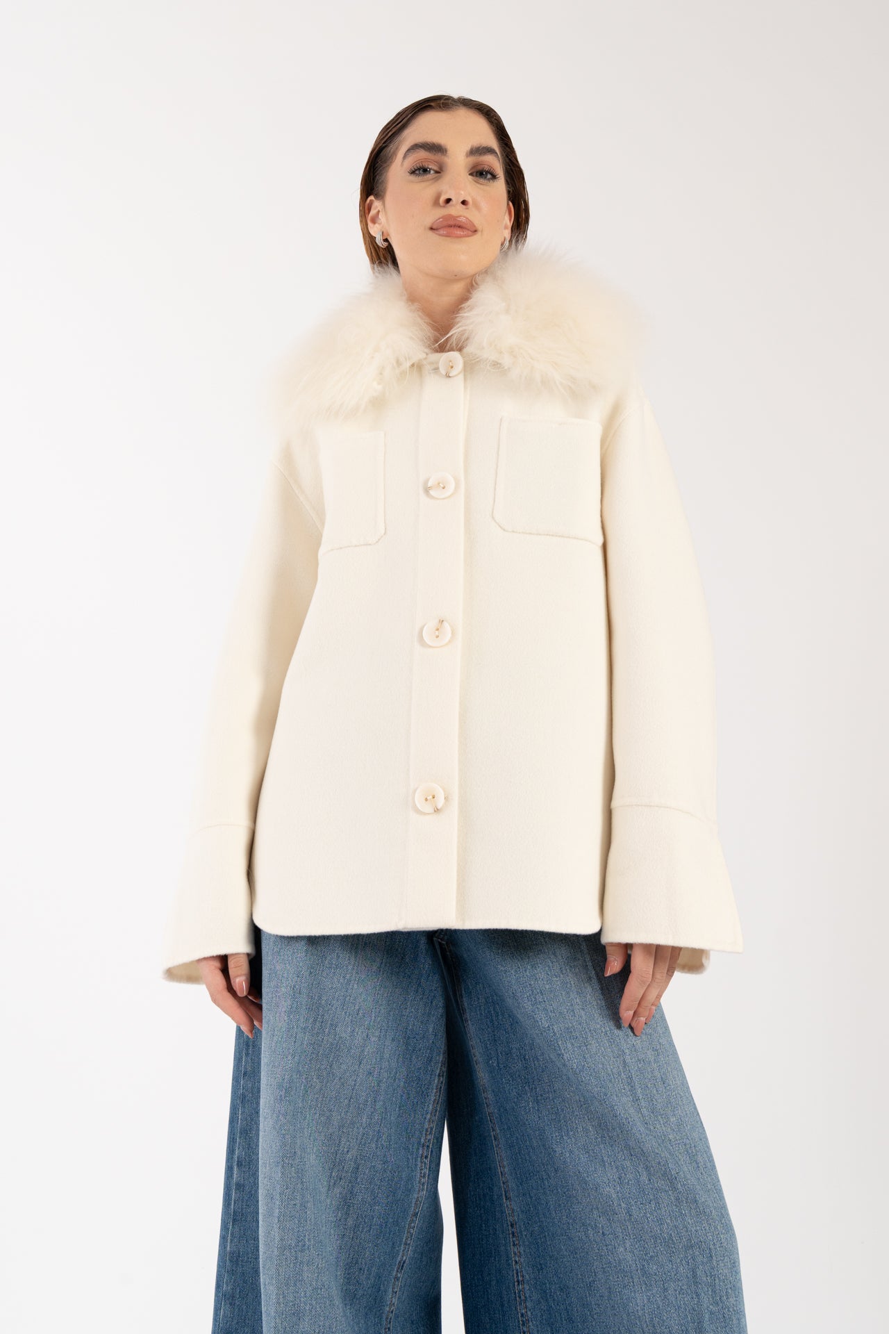 Giacca con capra cashmere