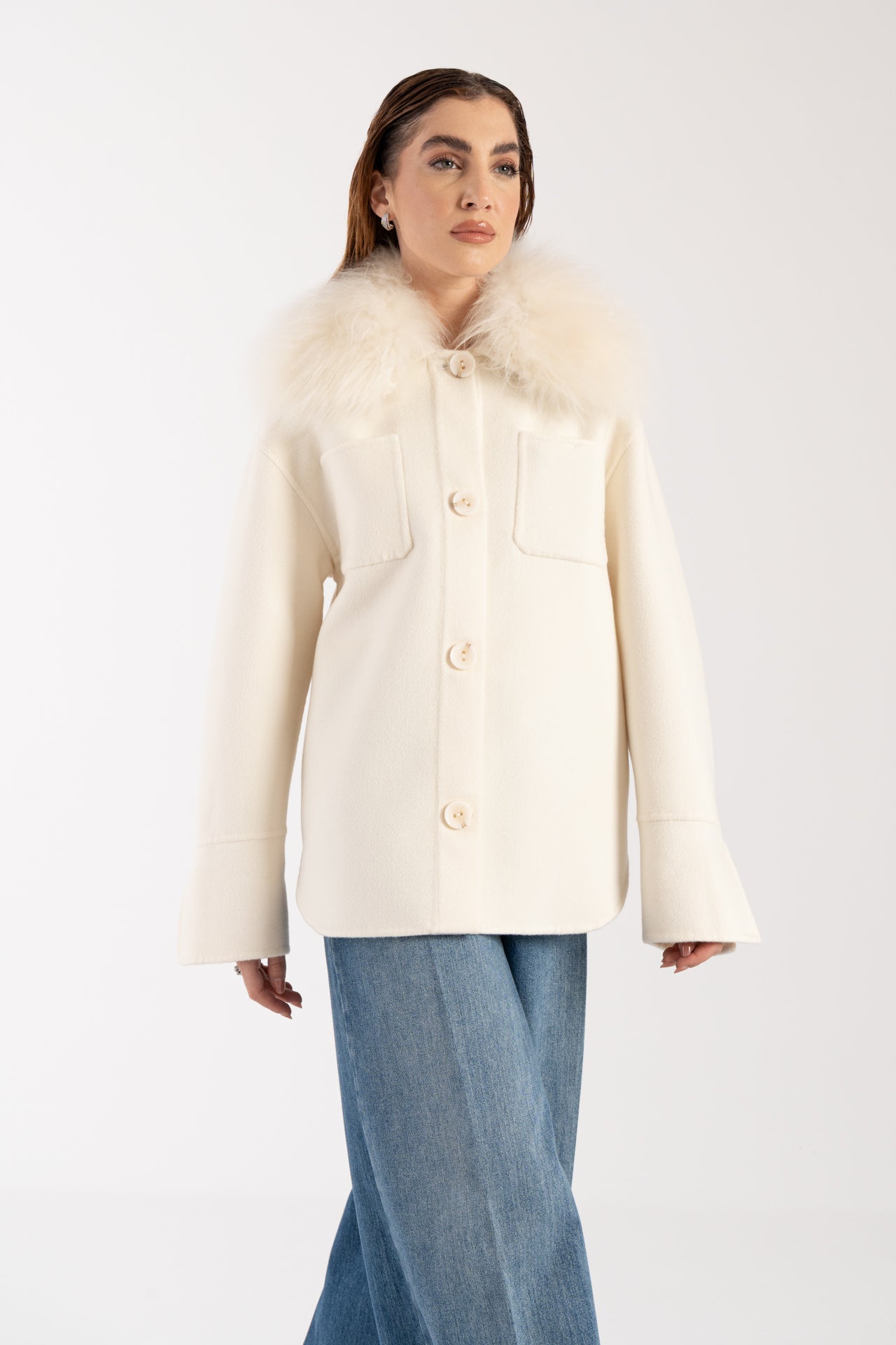 Giacca con capra cashmere