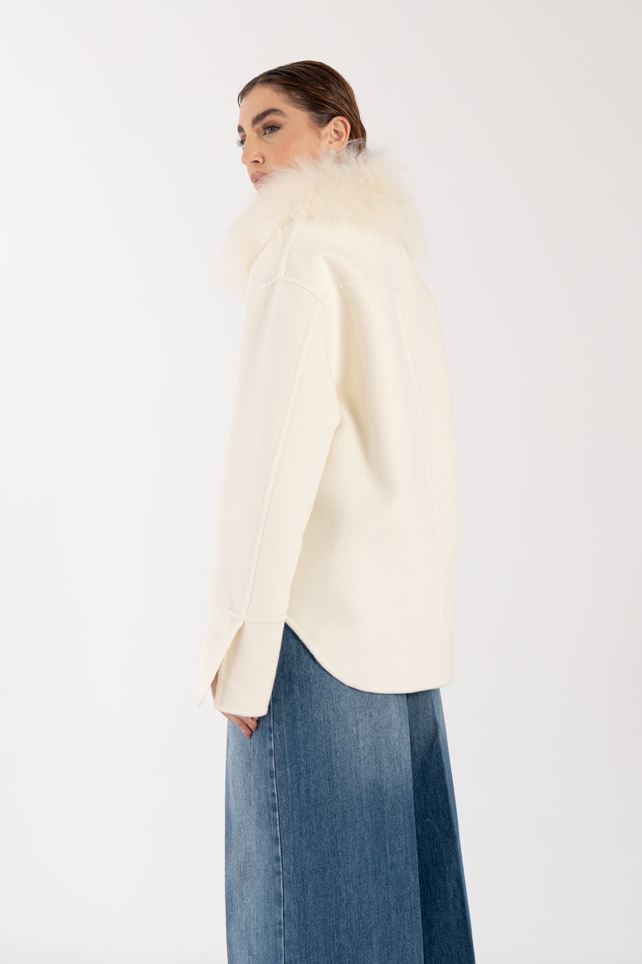 Giacca con capra cashmere