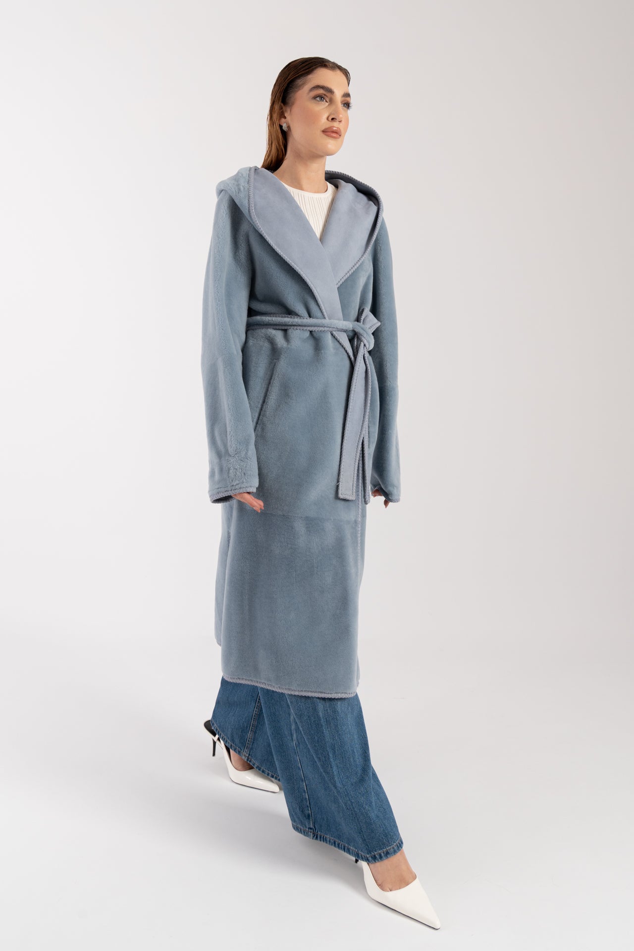 Cappotto in montone reversibile