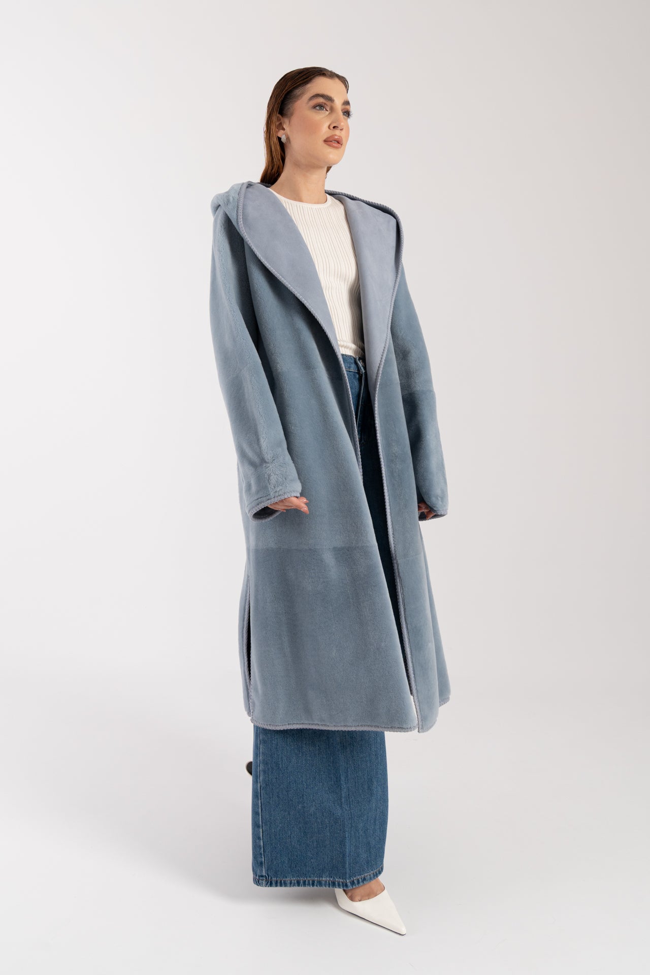 Cappotto in montone reversibile