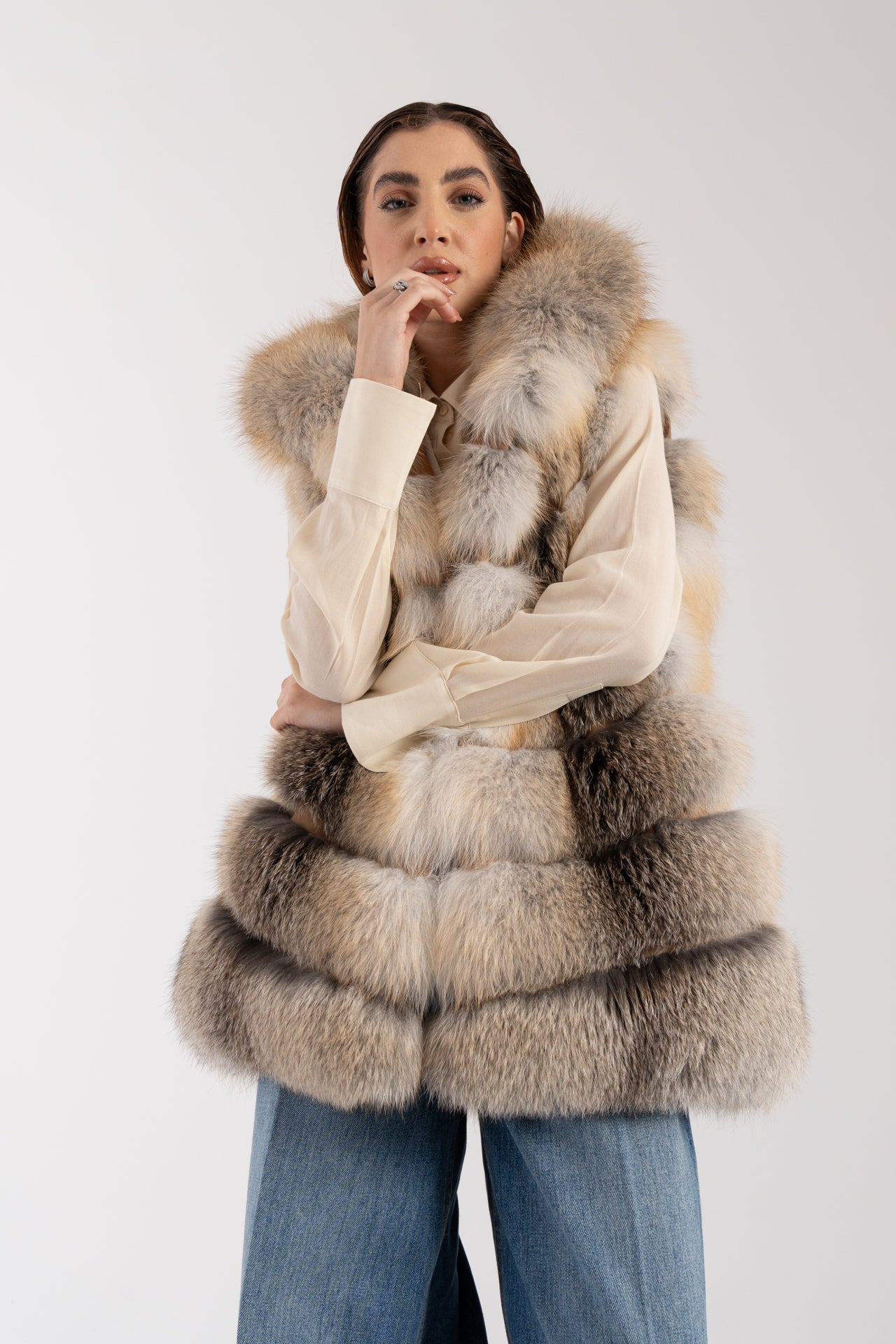Gilet in volpe