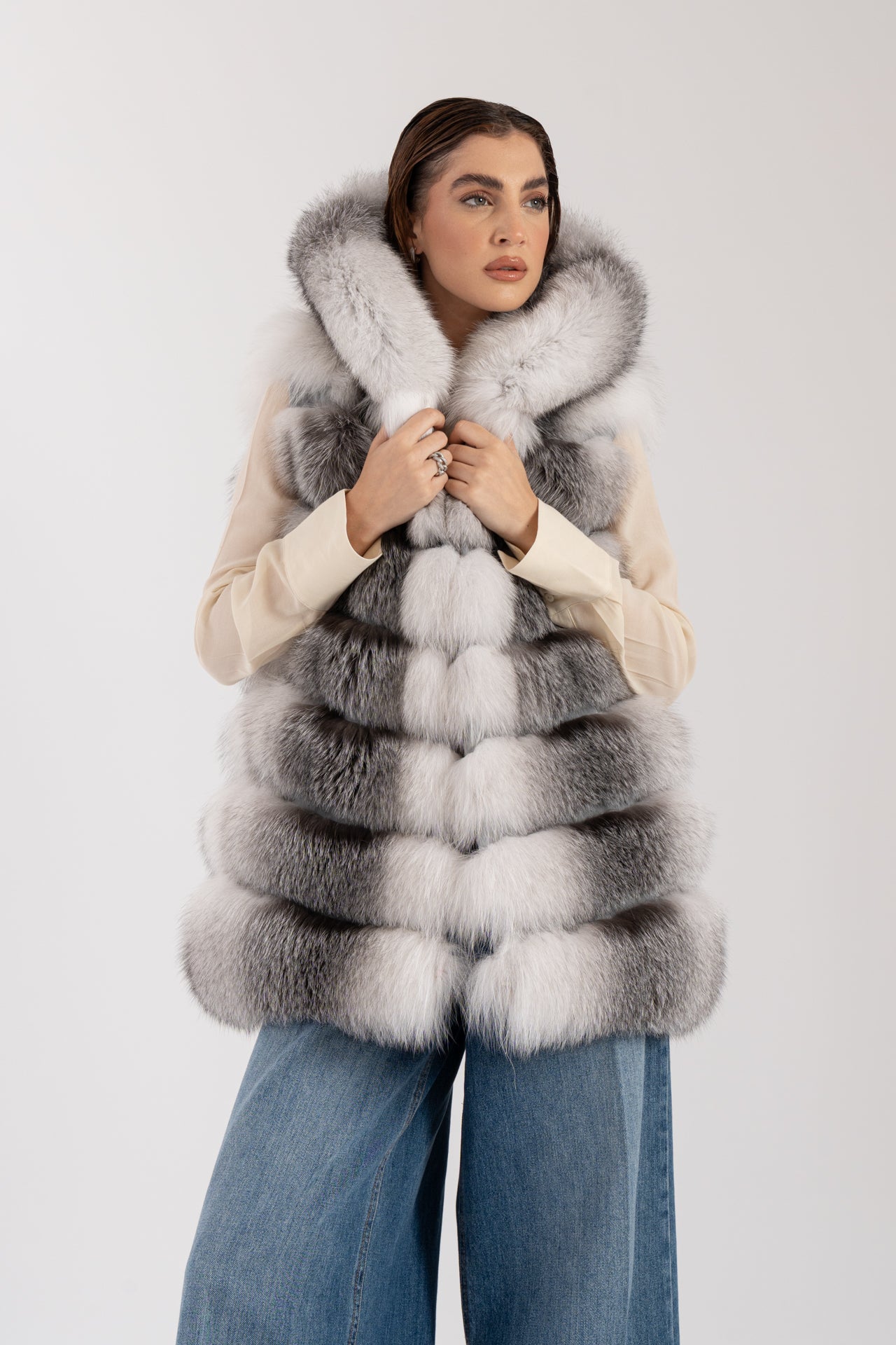 Gilet in volpe