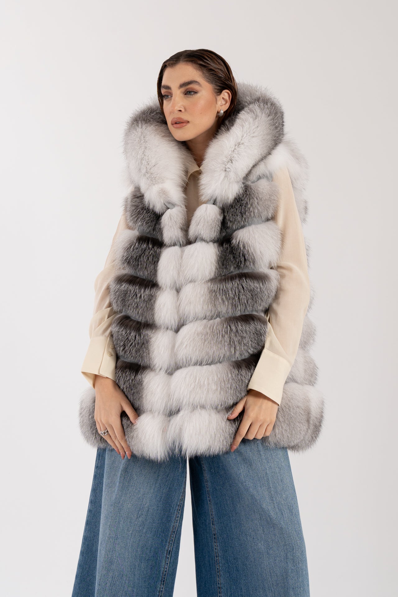 Gilet in volpe