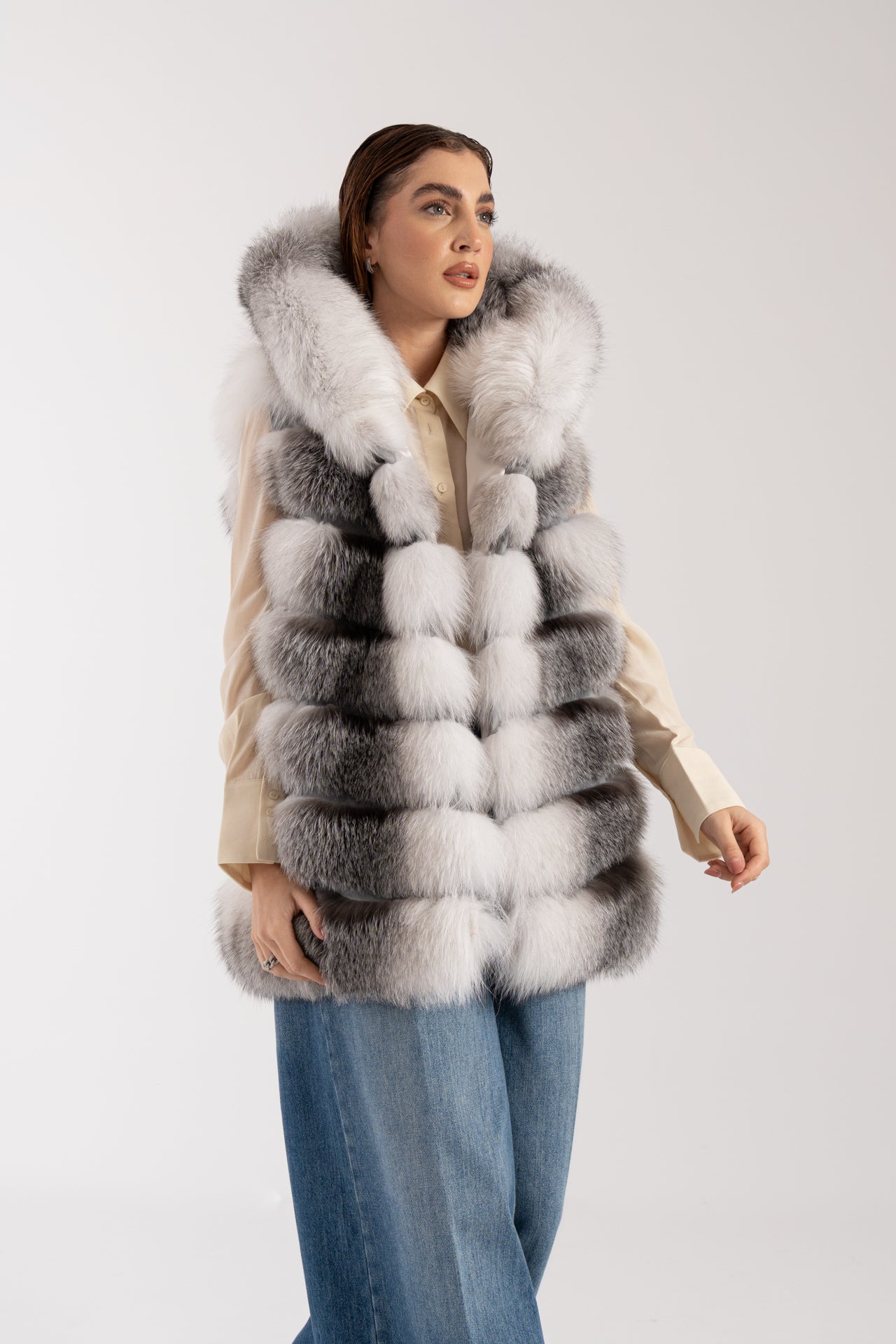Gilet in volpe