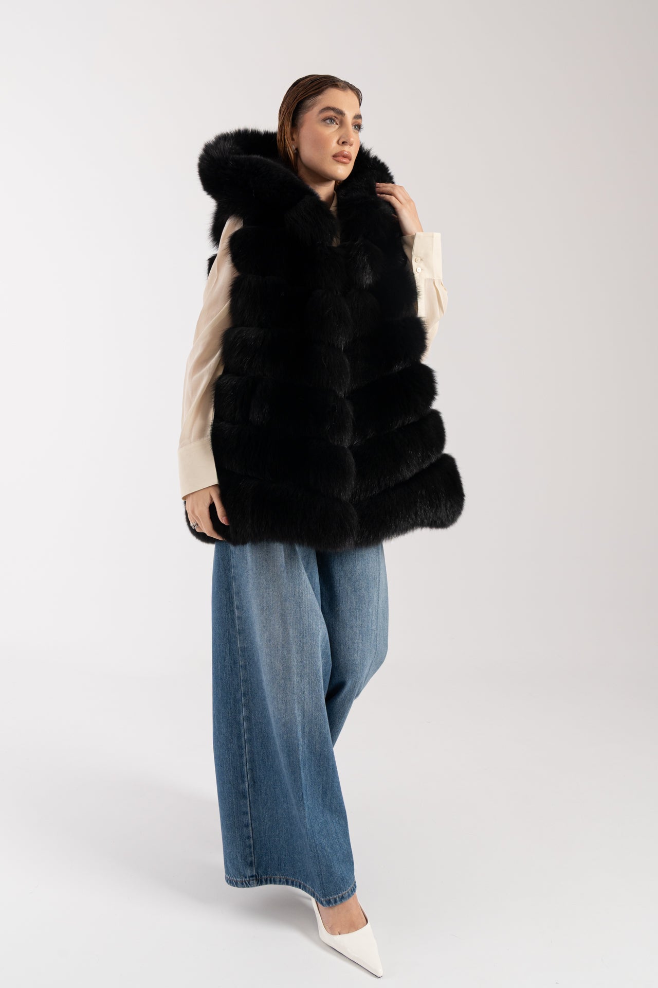 Gilet in volpe