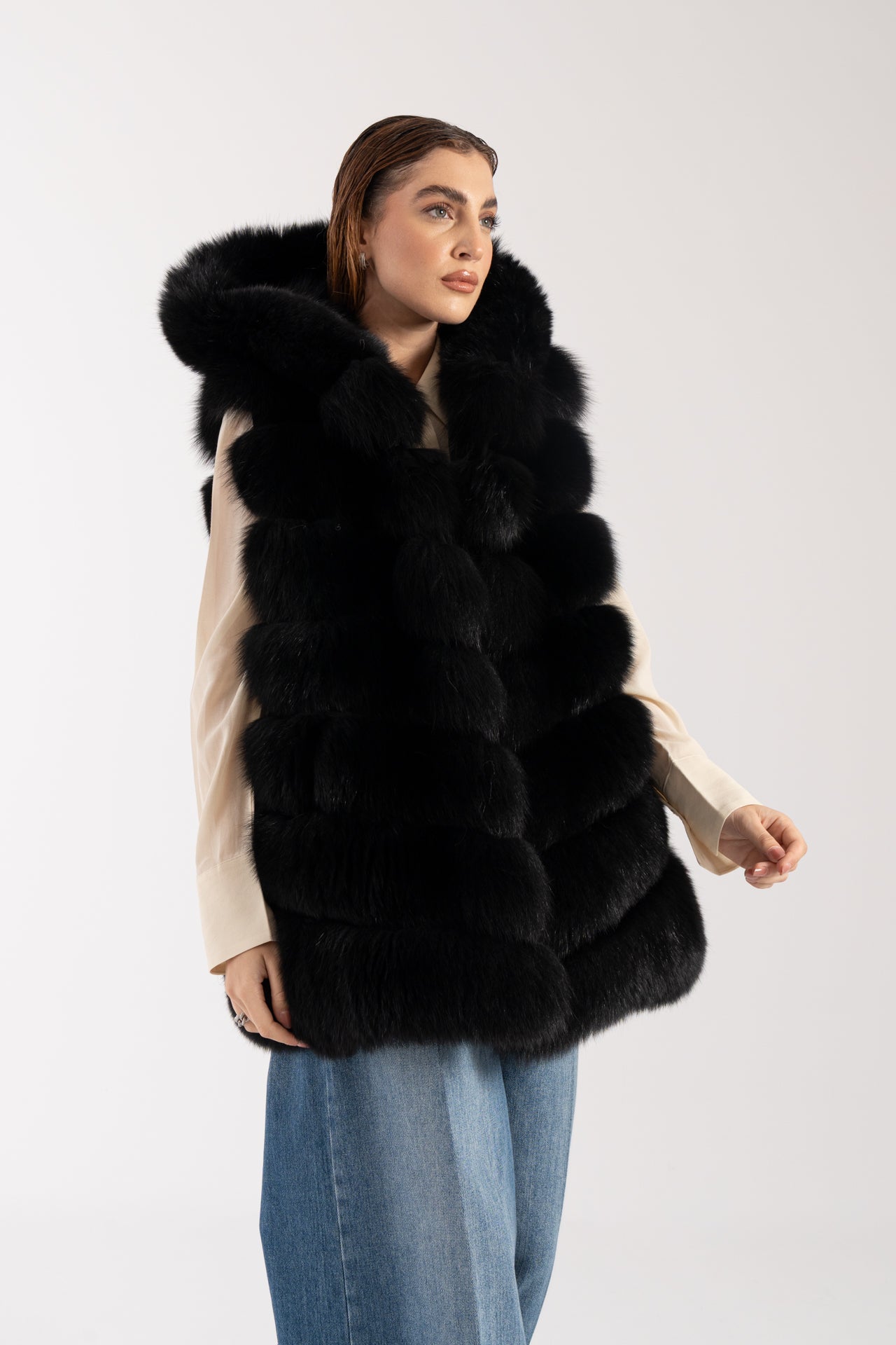 Gilet in volpe