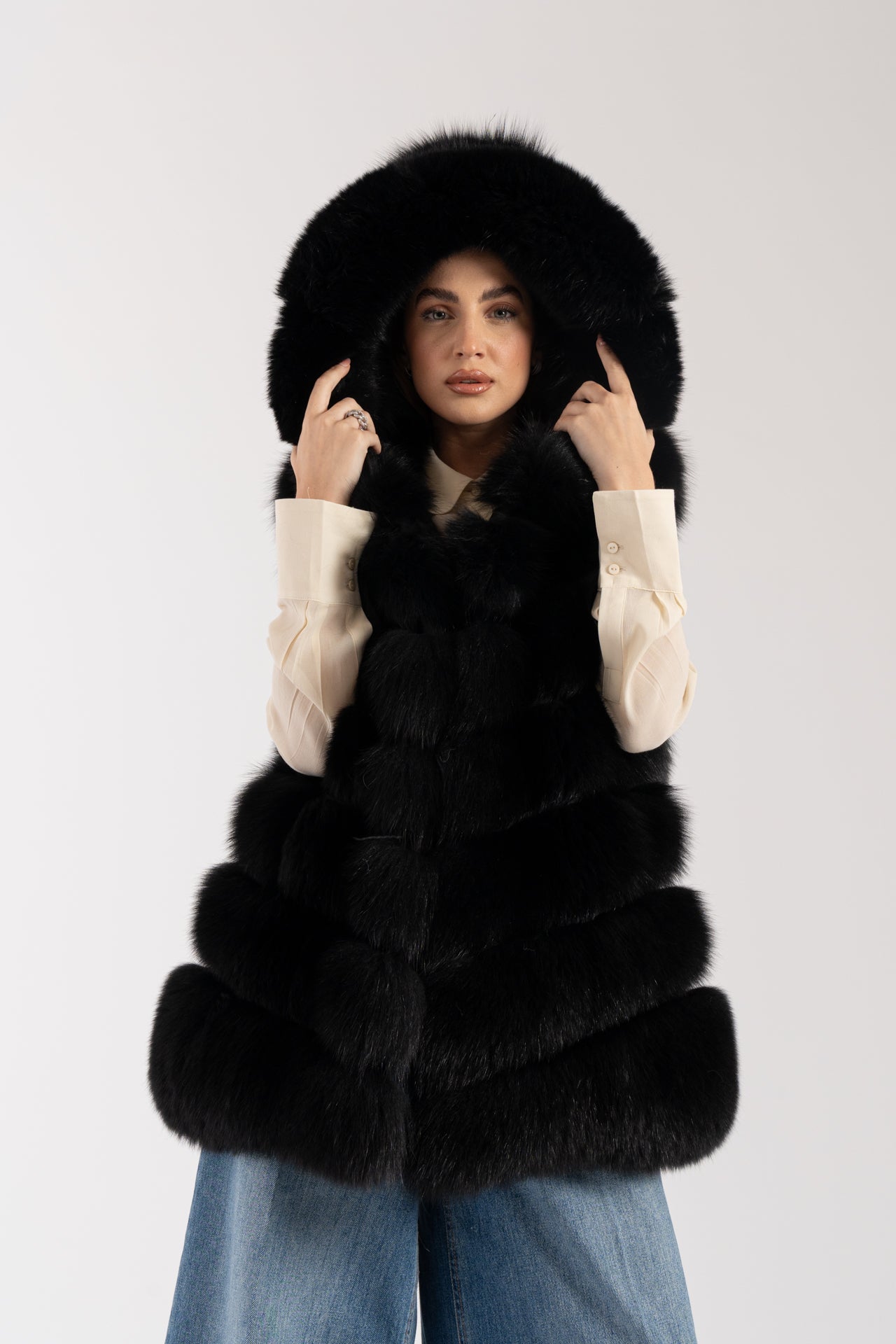Gilet in volpe