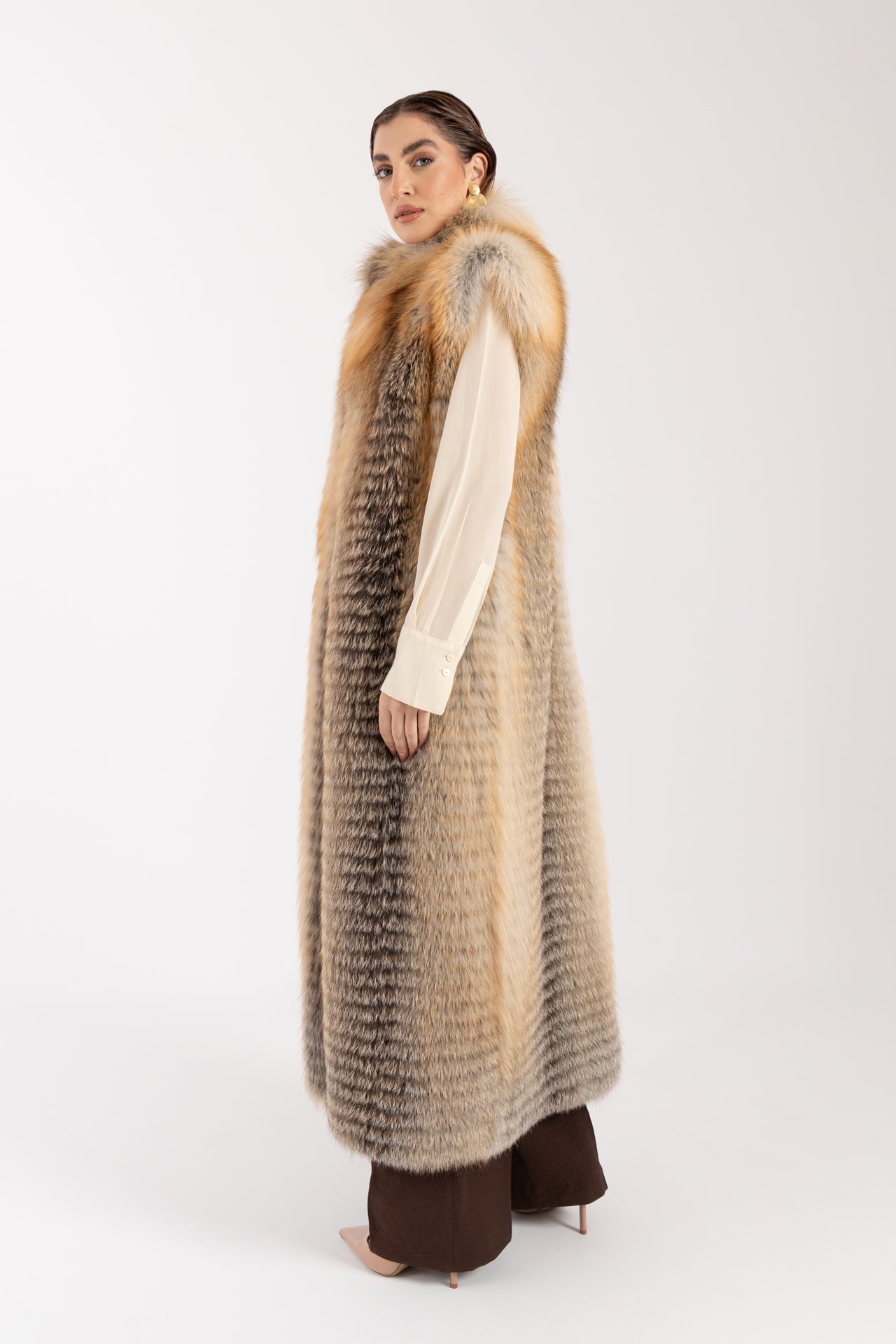 Gilet in volpe