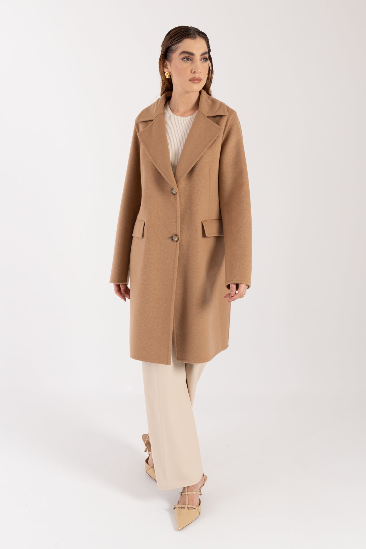 Cappotto con zibellino