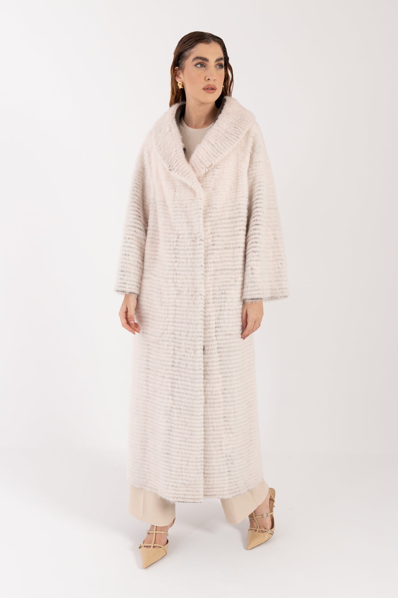 Cappotto in visone reversibile