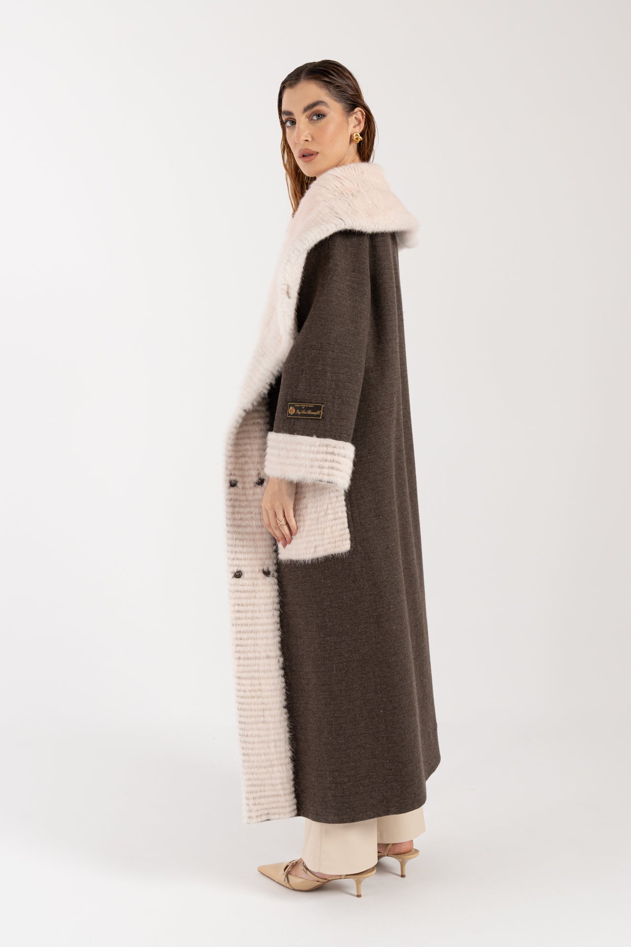 Cappotto in visone reversibile