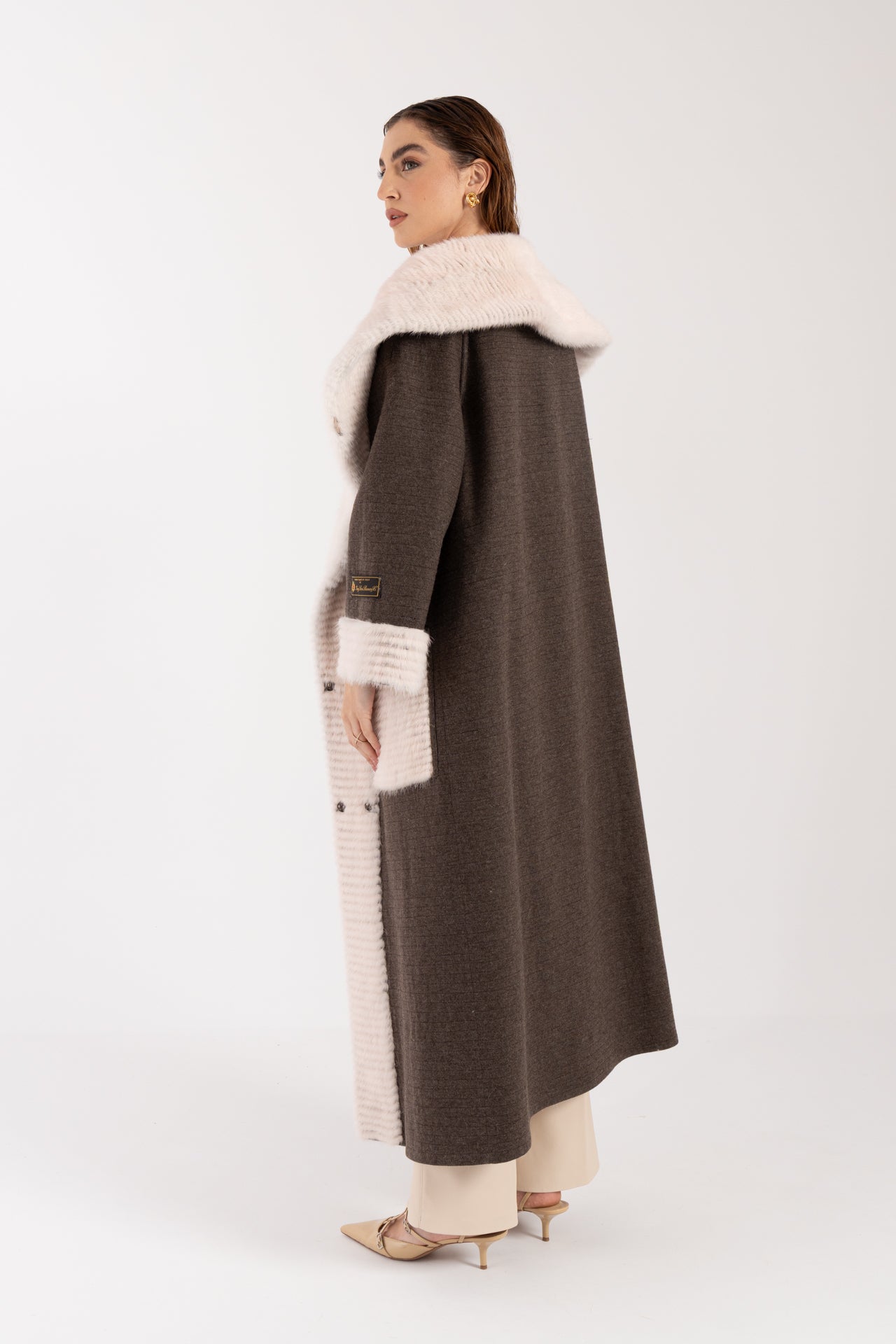 Cappotto in visone reversibile