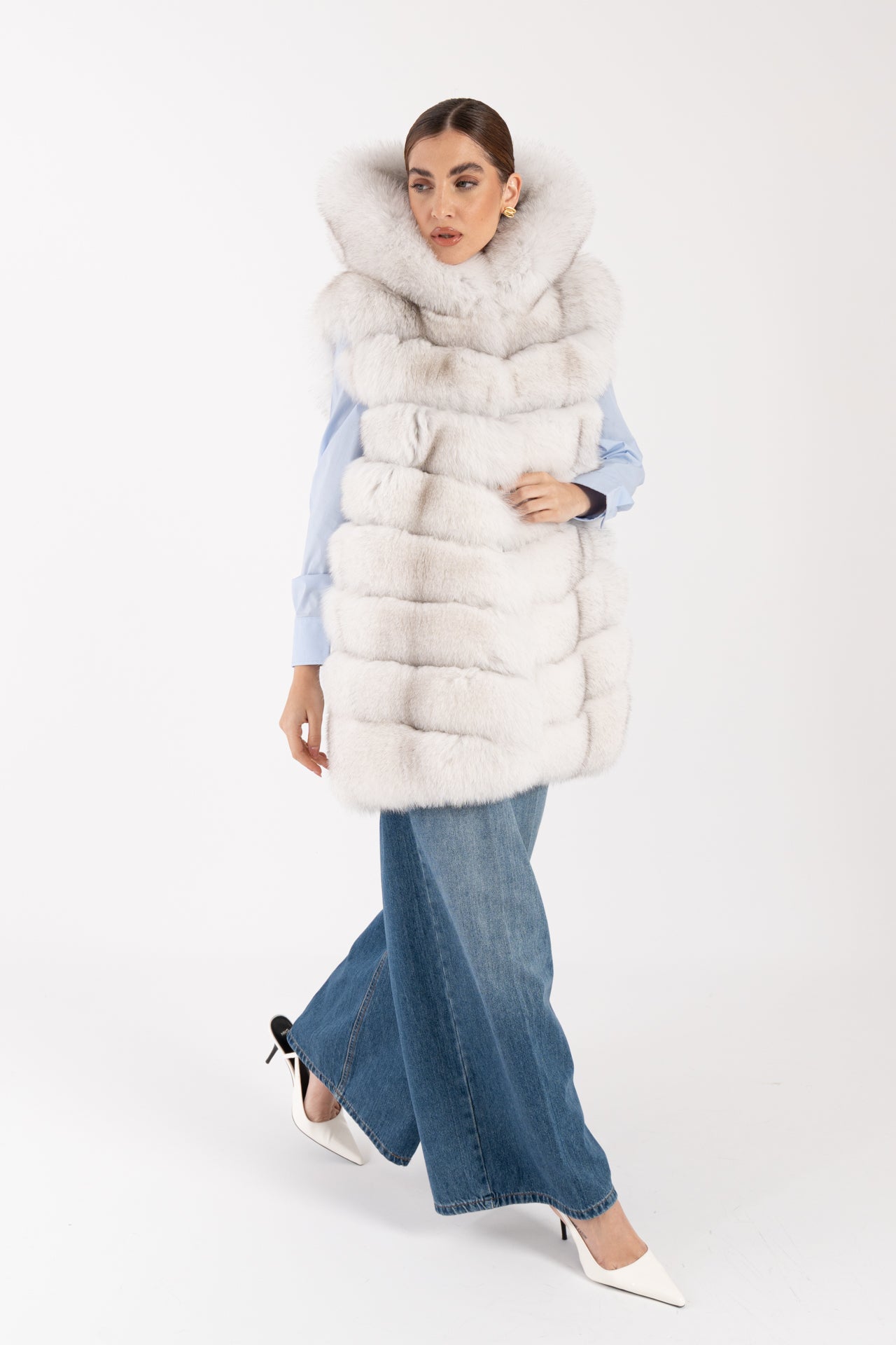 Gilet in volpe