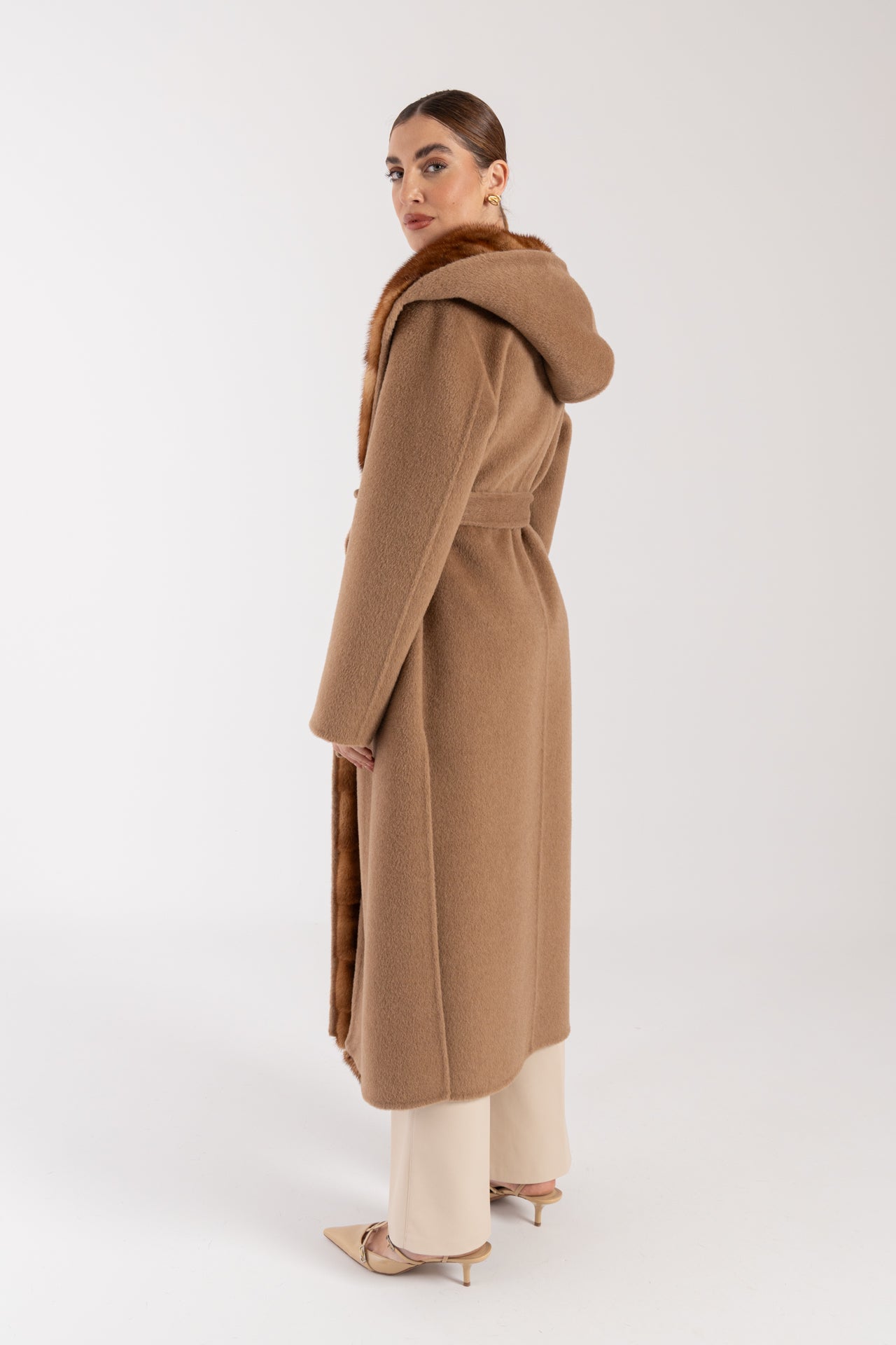 Cappotto con visone