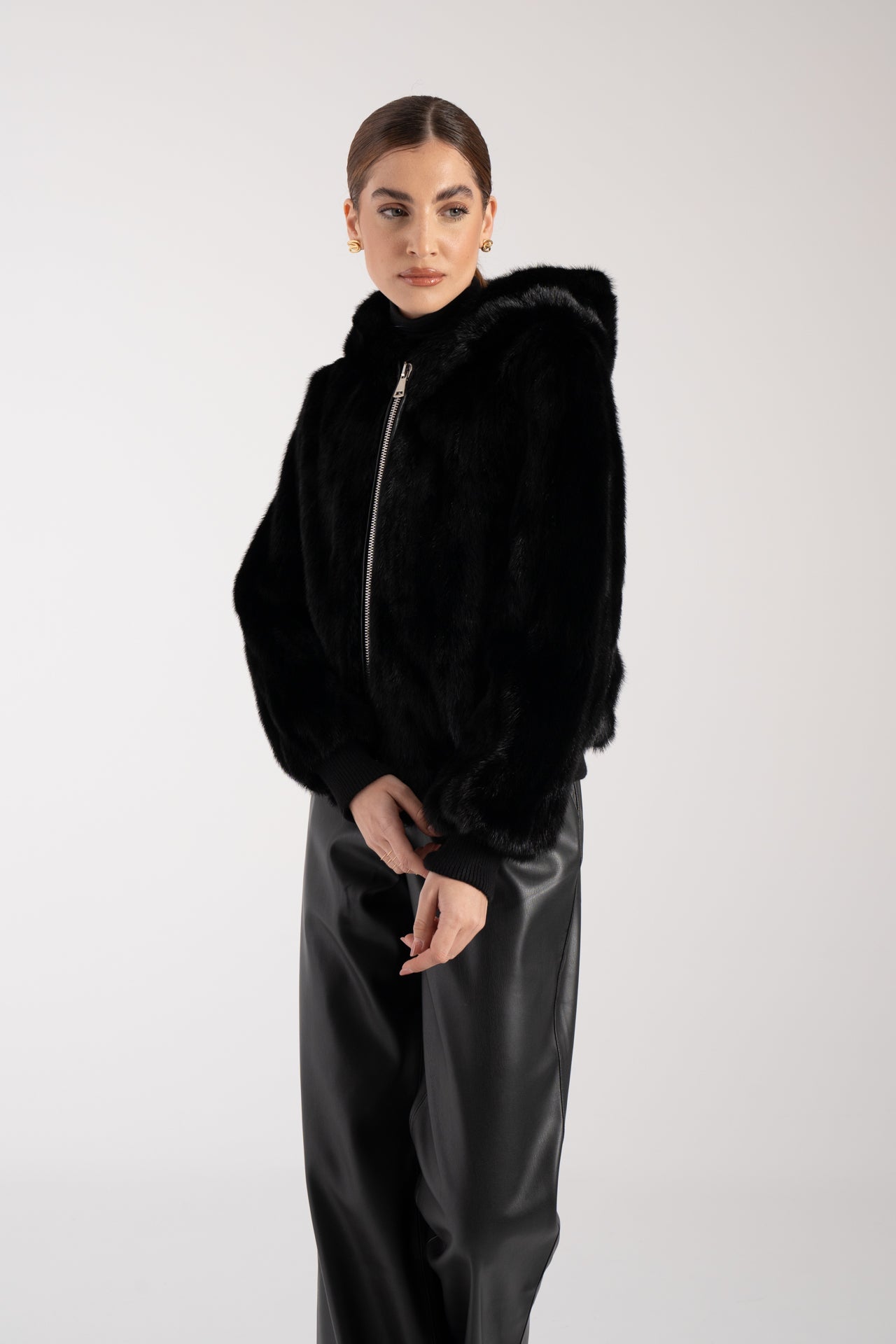 Bomber in visone