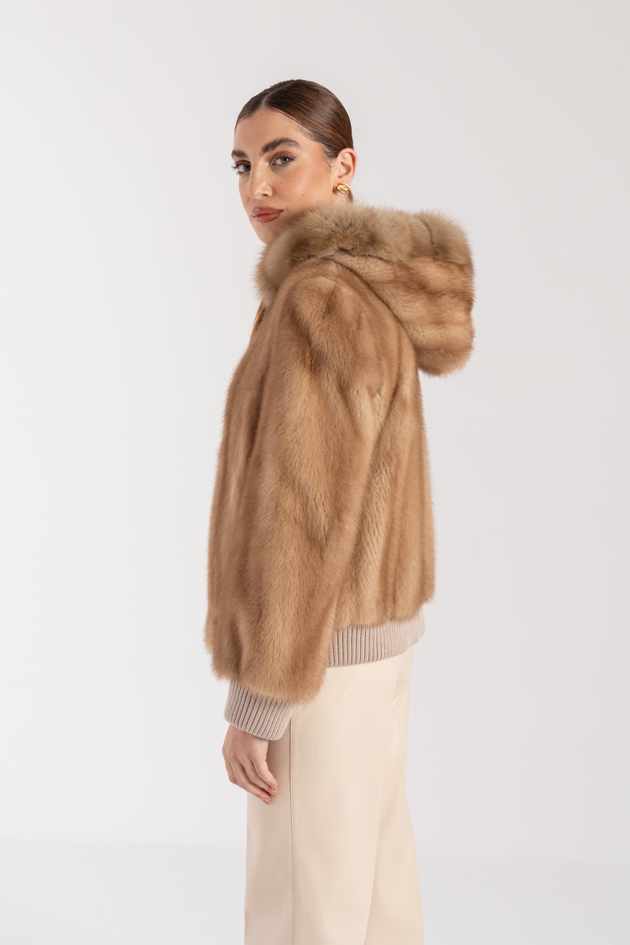 Bomber in visone