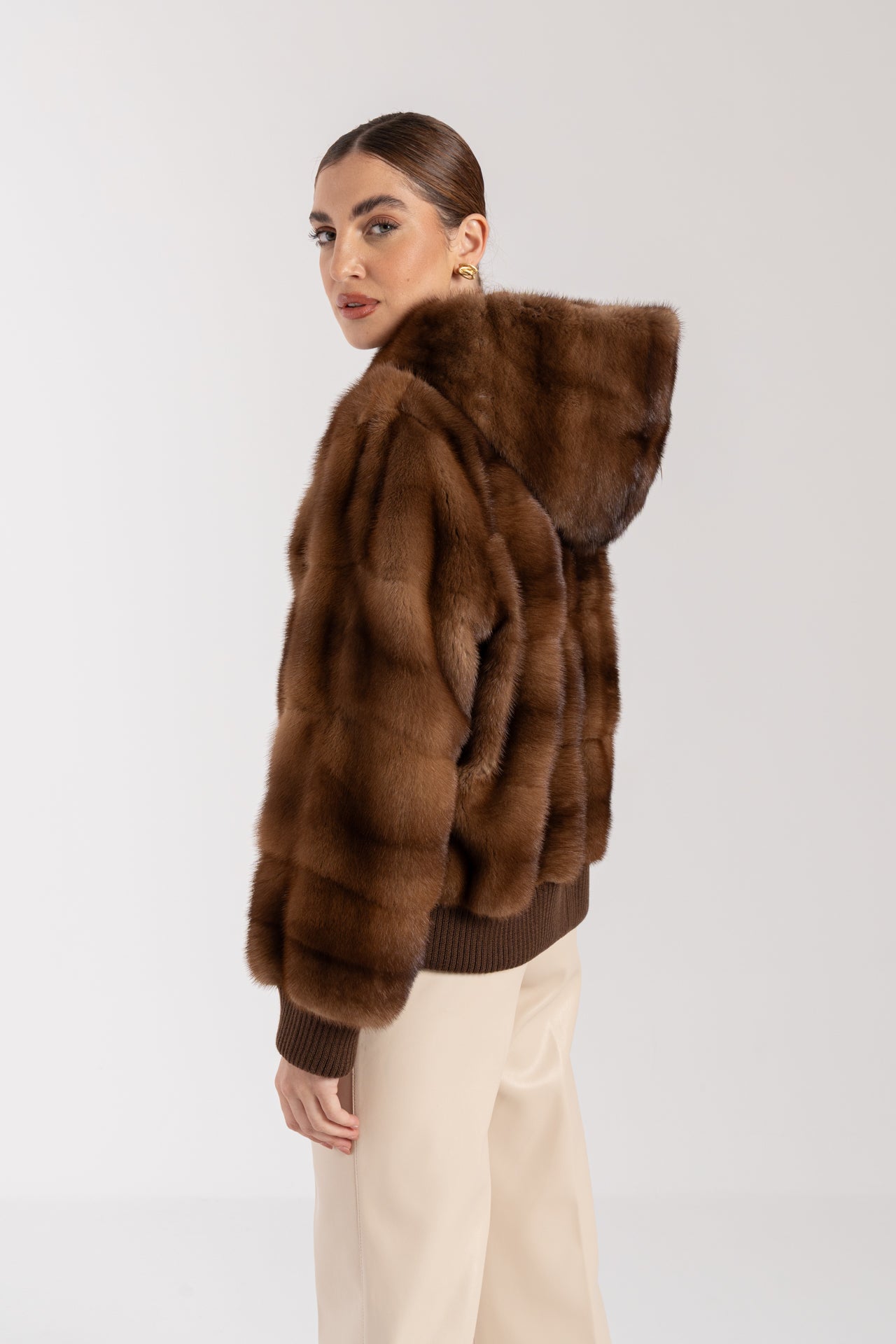 Bomber in visone