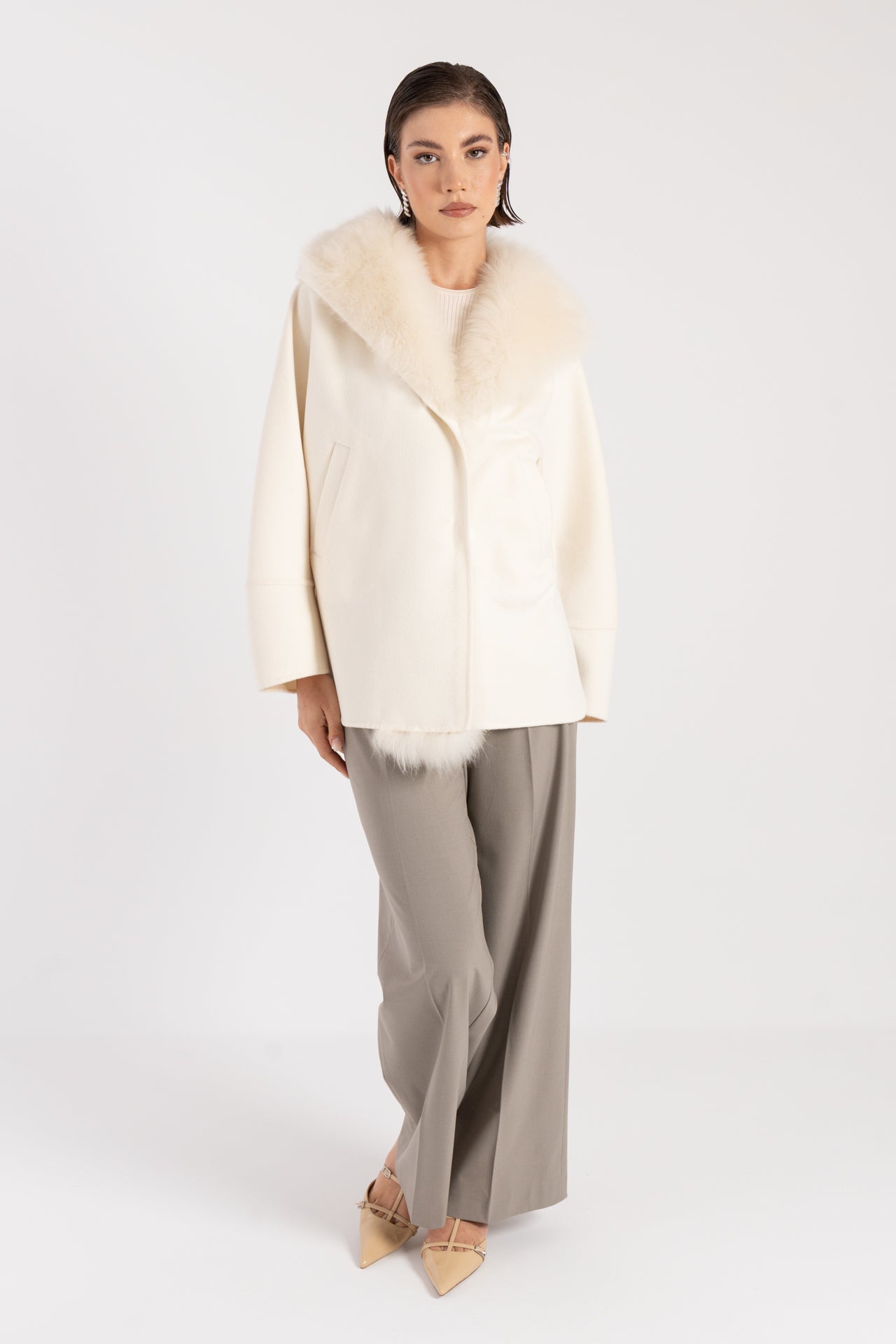 Giacca con capra cashmere