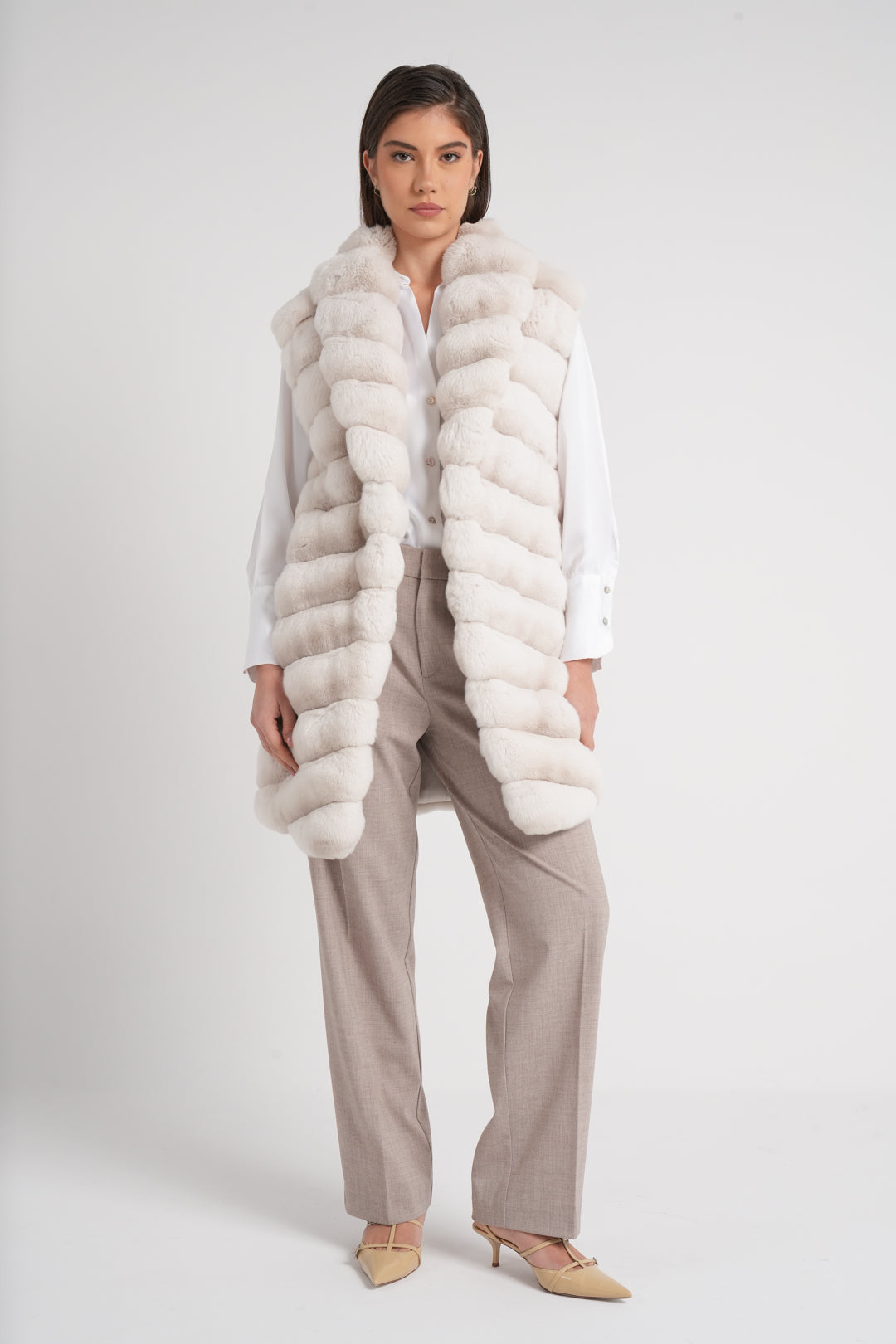 Gilet in cincilla