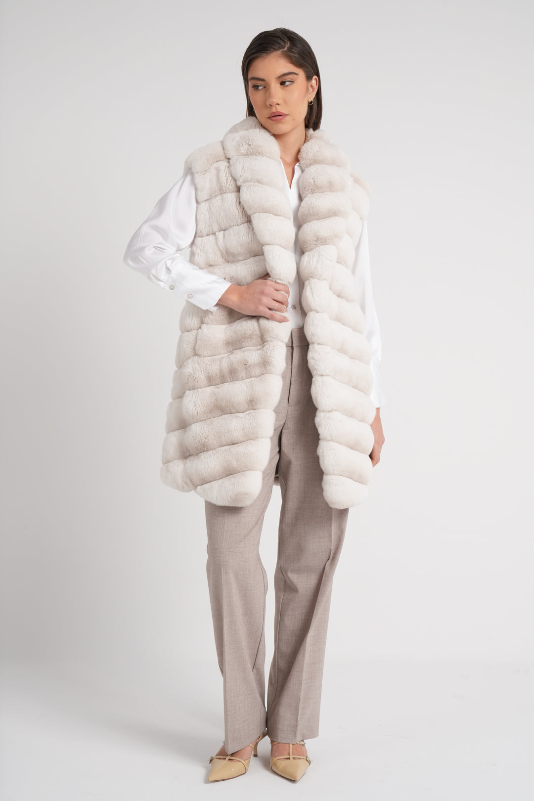 Gilet in cincilla