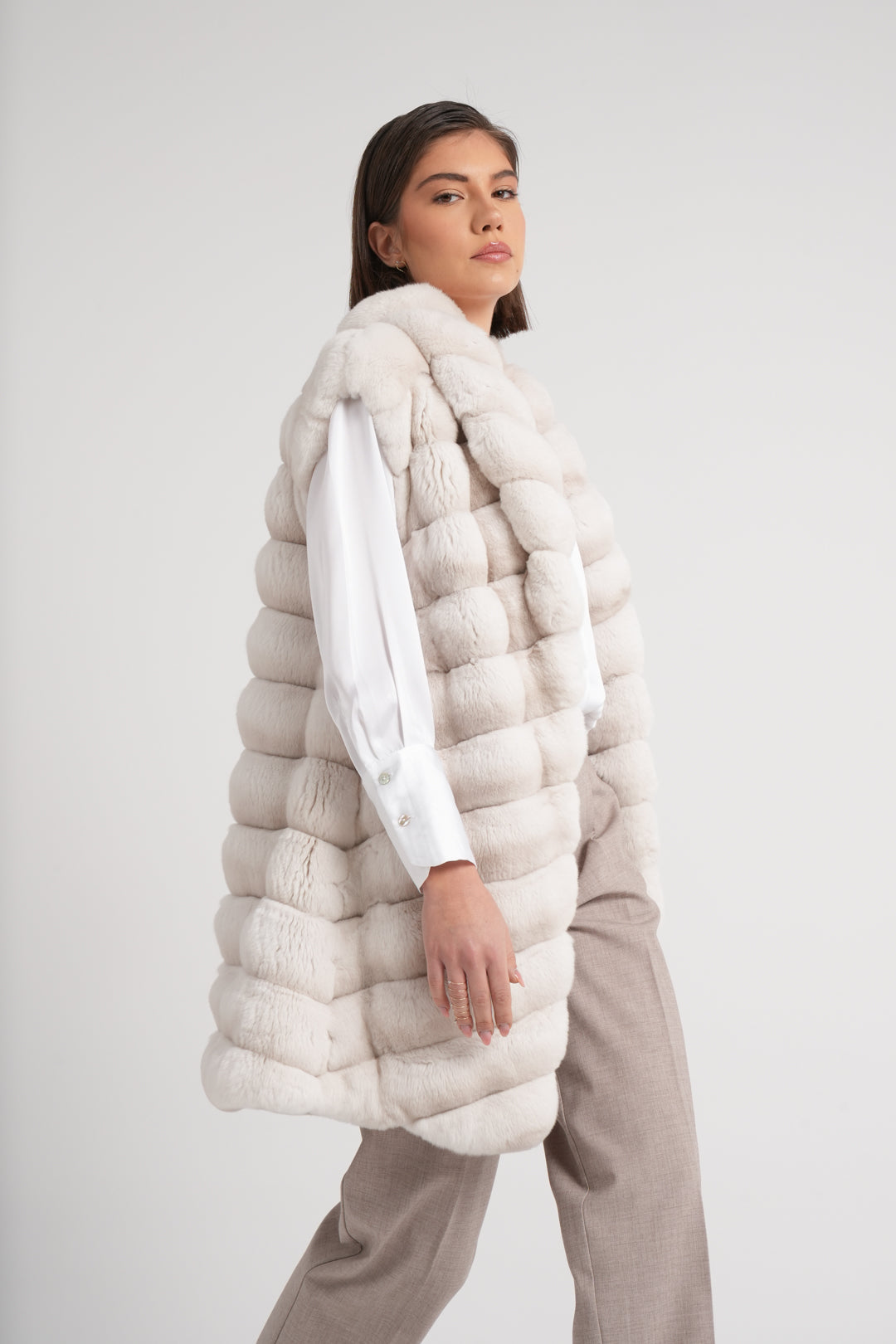 Gilet in cincilla