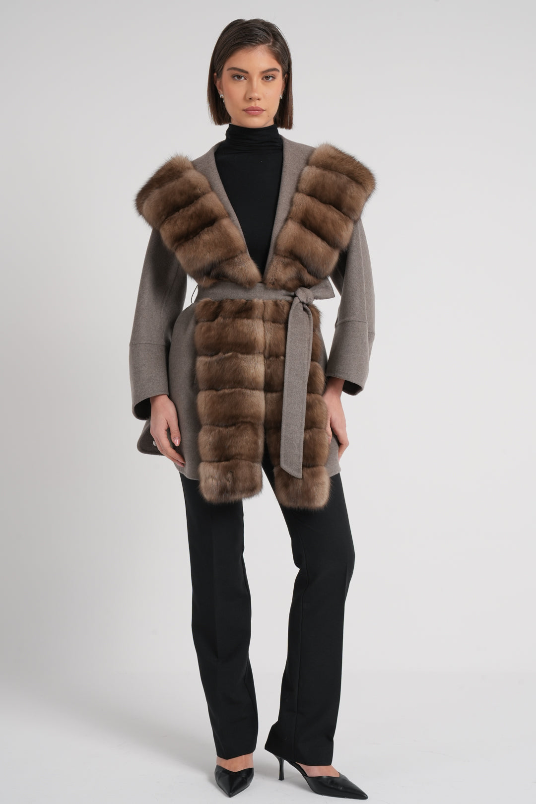 Giacca con zibellino