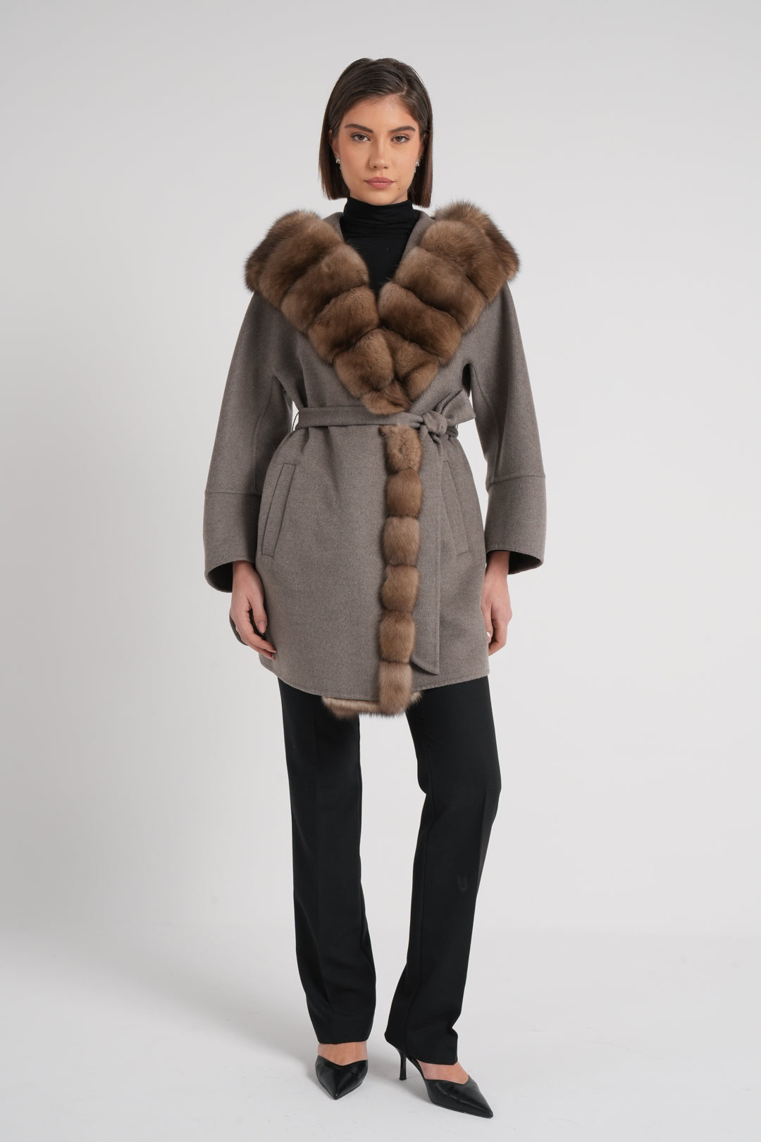 Giacca con zibellino