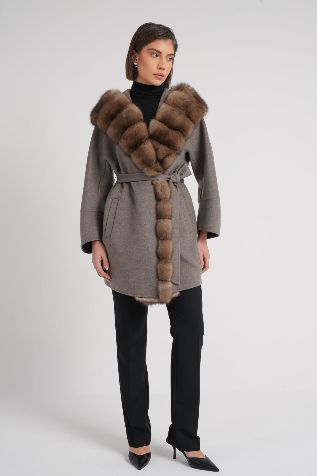 Giacca con zibellino