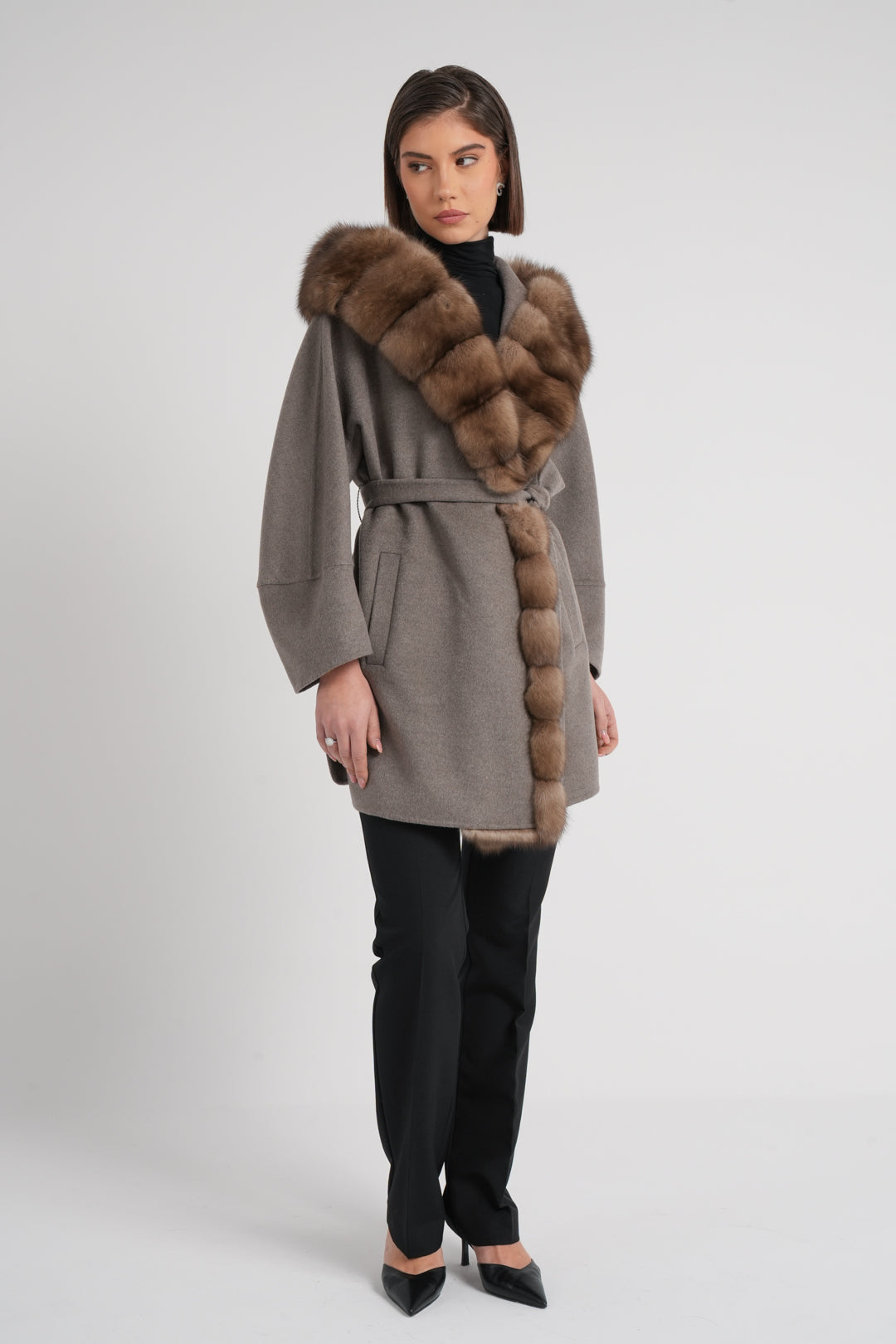 Giacca con zibellino