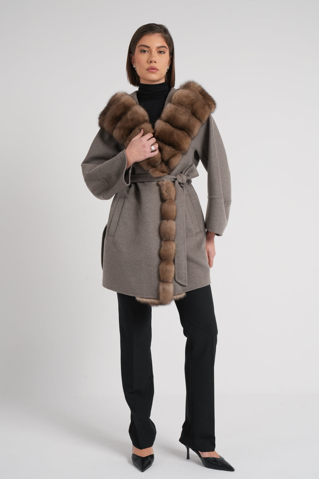 Giacca con zibellino