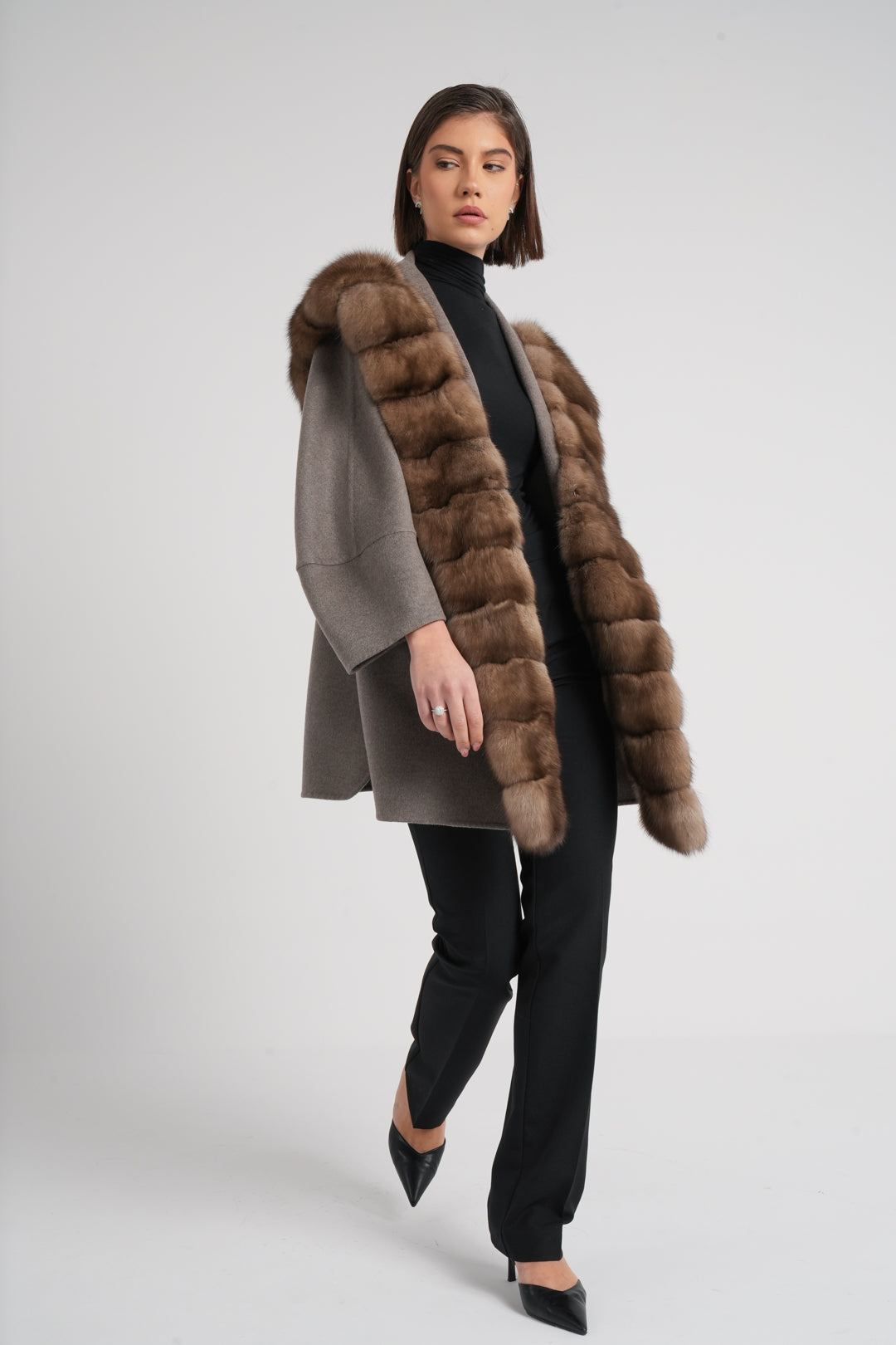 Giacca con zibellino