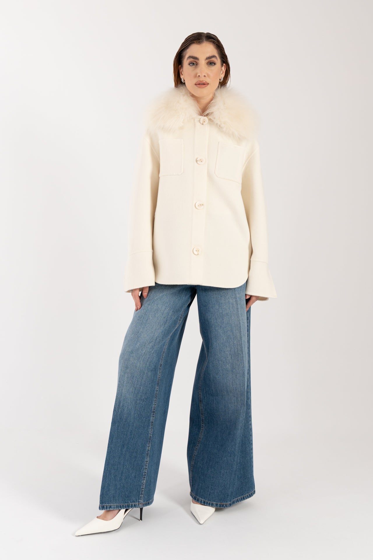 Giacca con capra cashmere