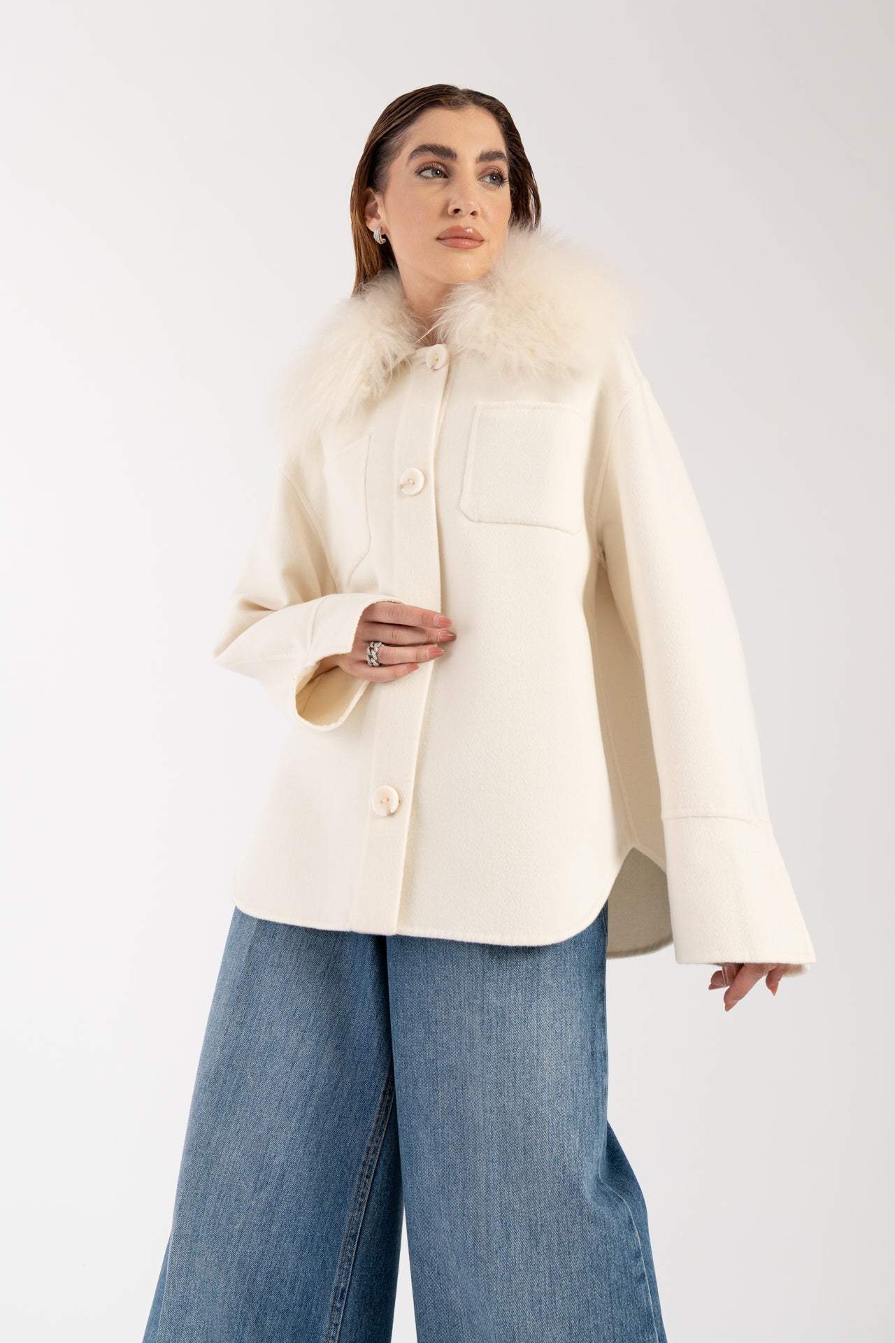 Giacca con capra cashmere