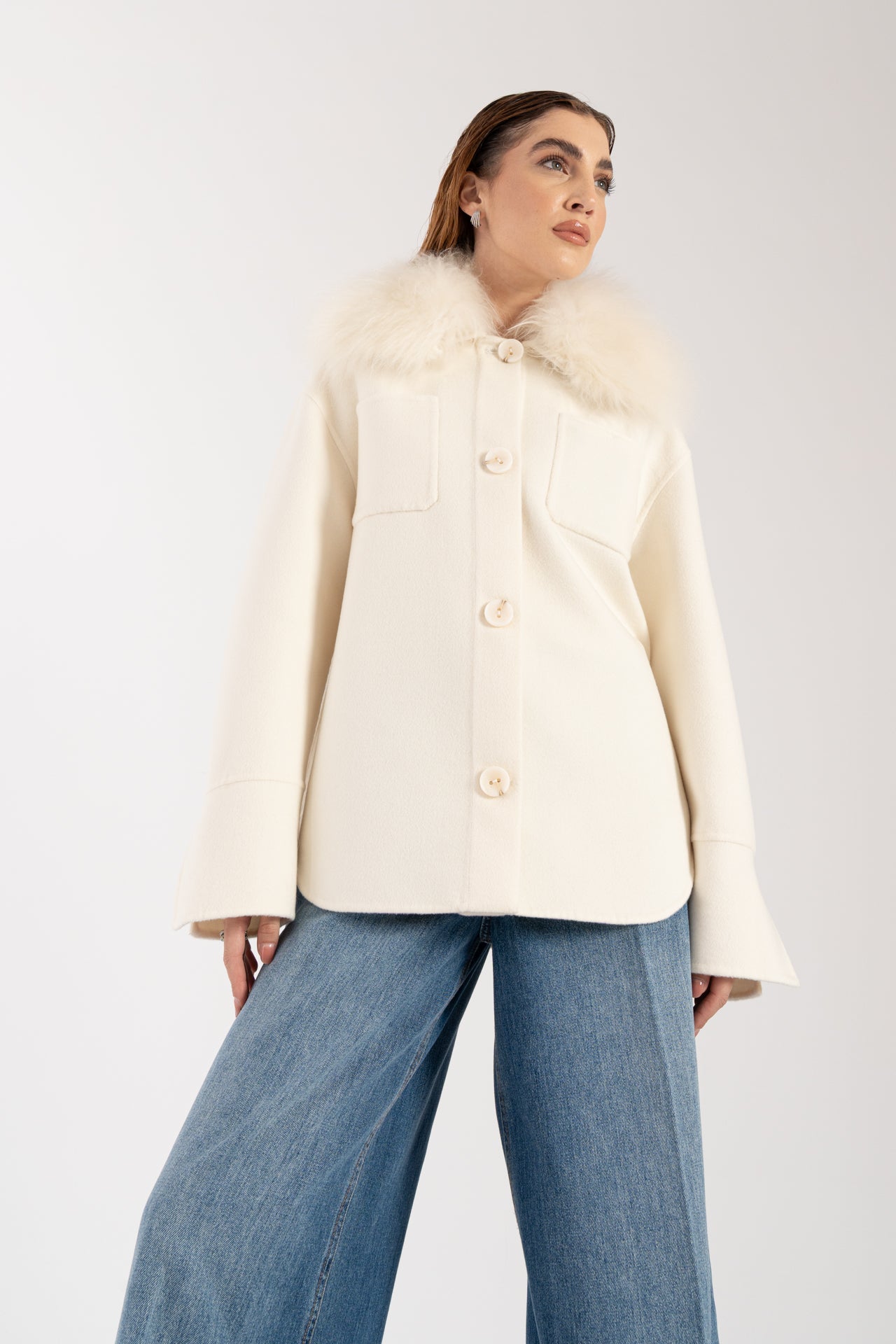 Giacca con capra cashmere