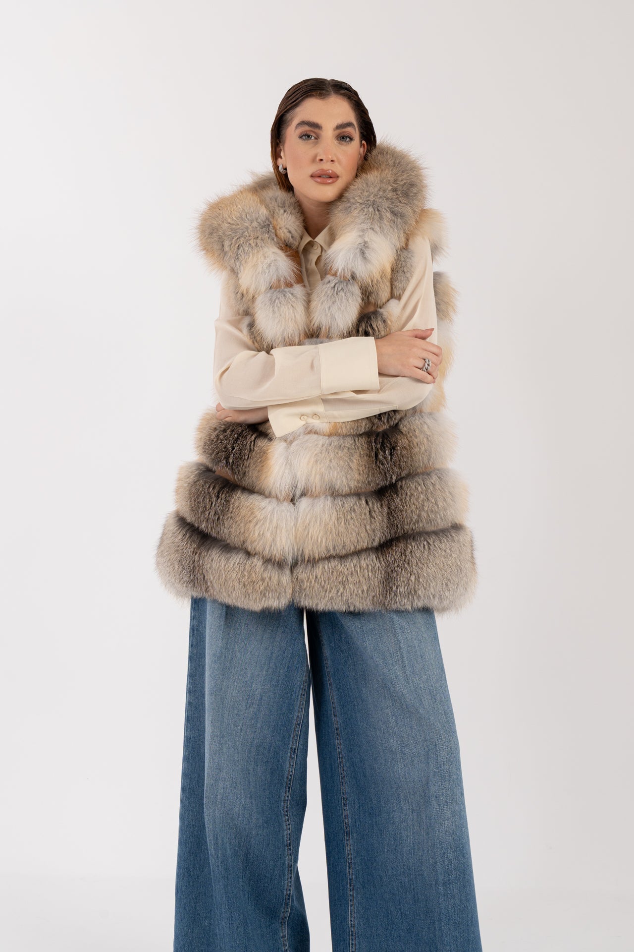 Gilet in volpe