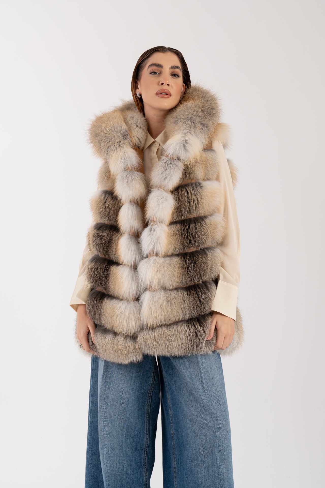 Gilet in volpe