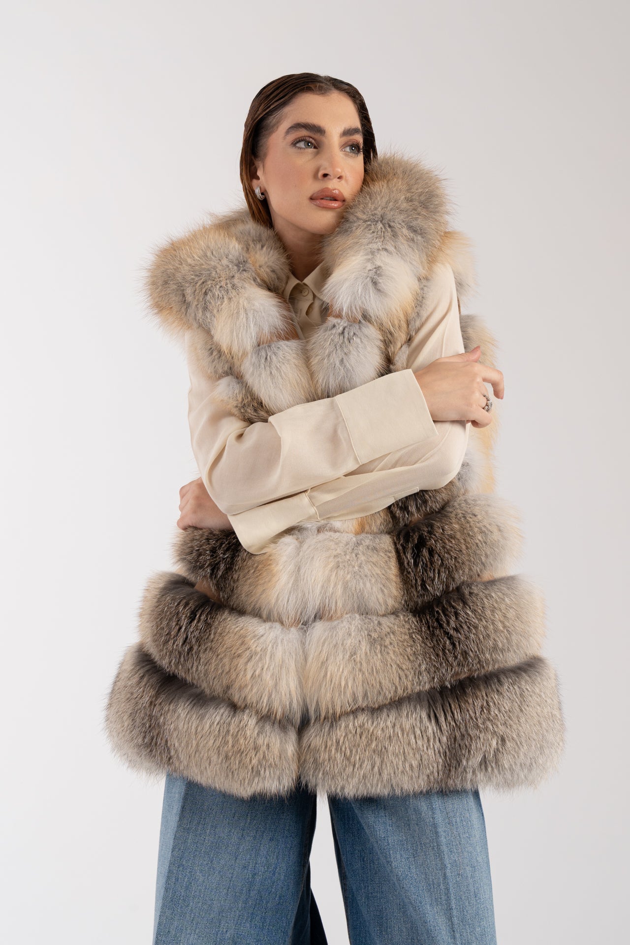 Gilet in volpe