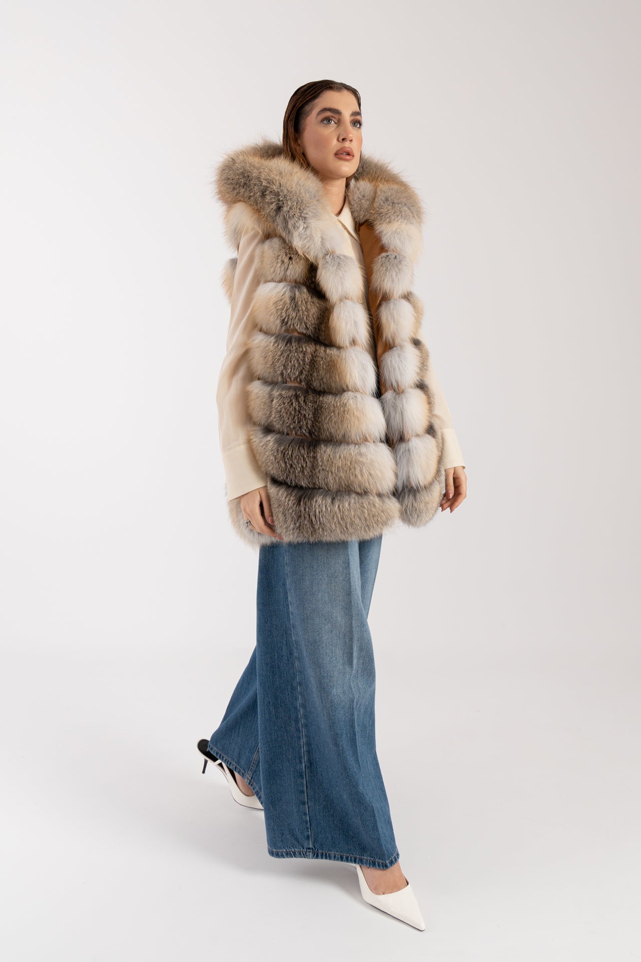 Gilet in volpe