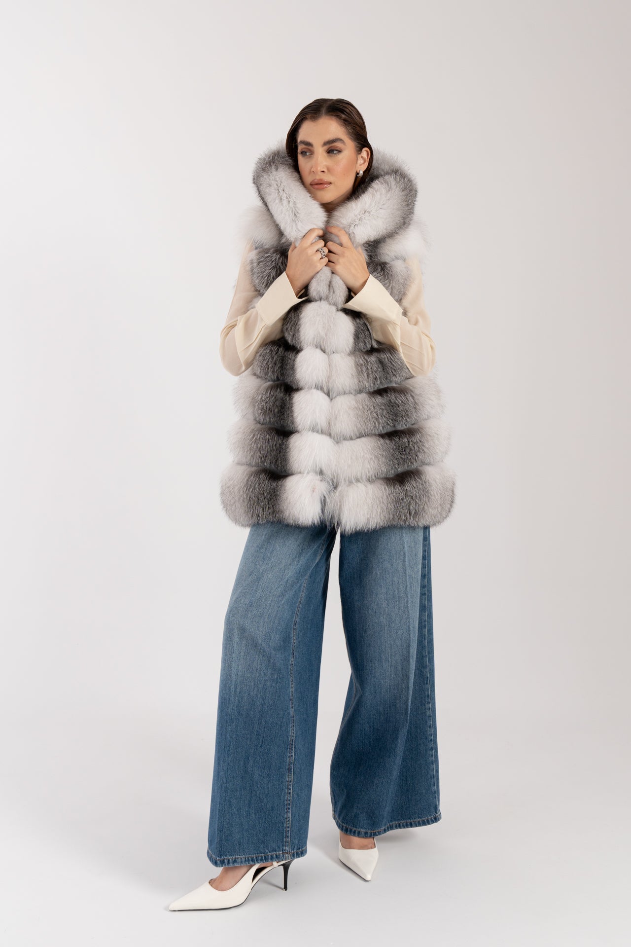Gilet in volpe