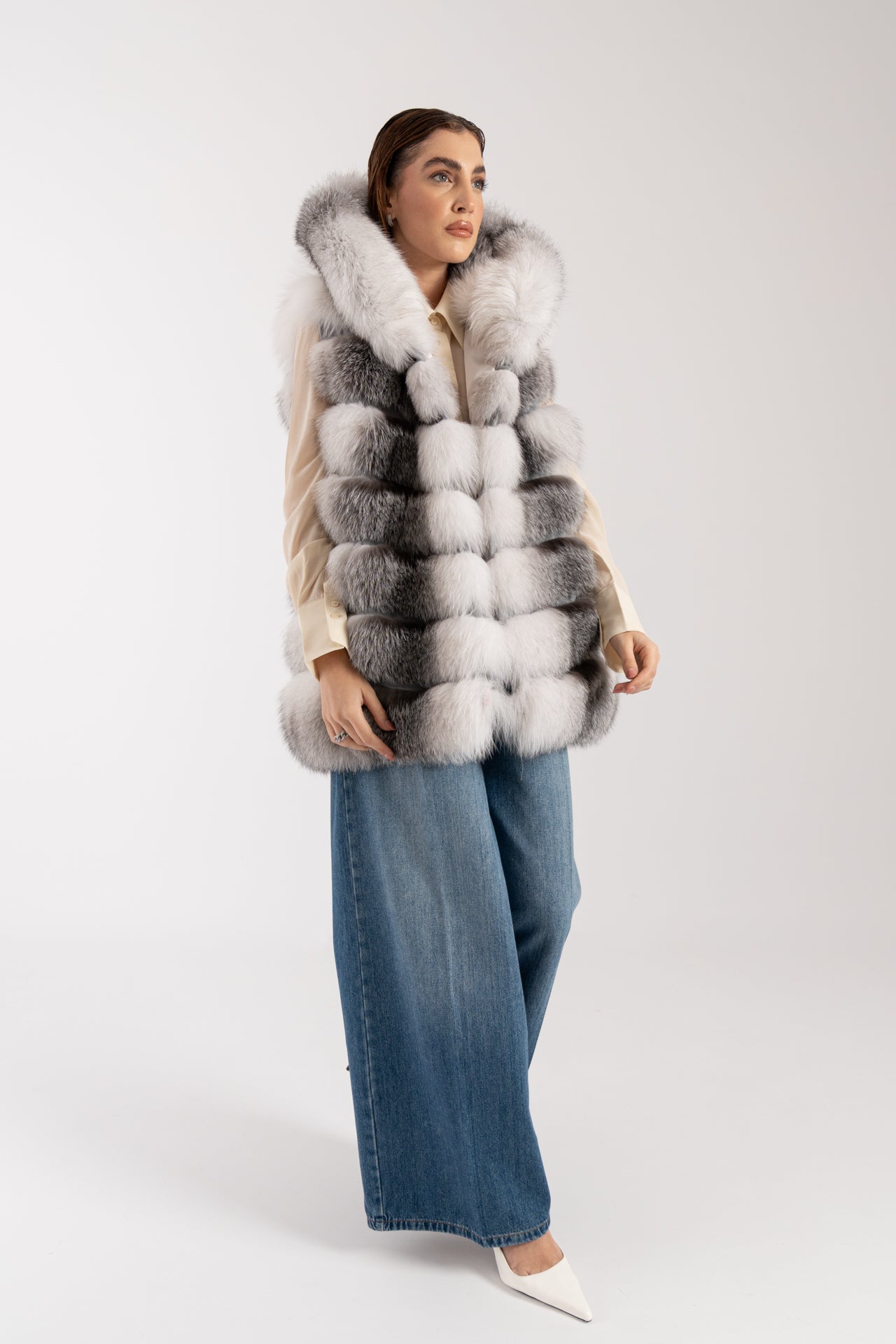 Gilet in volpe