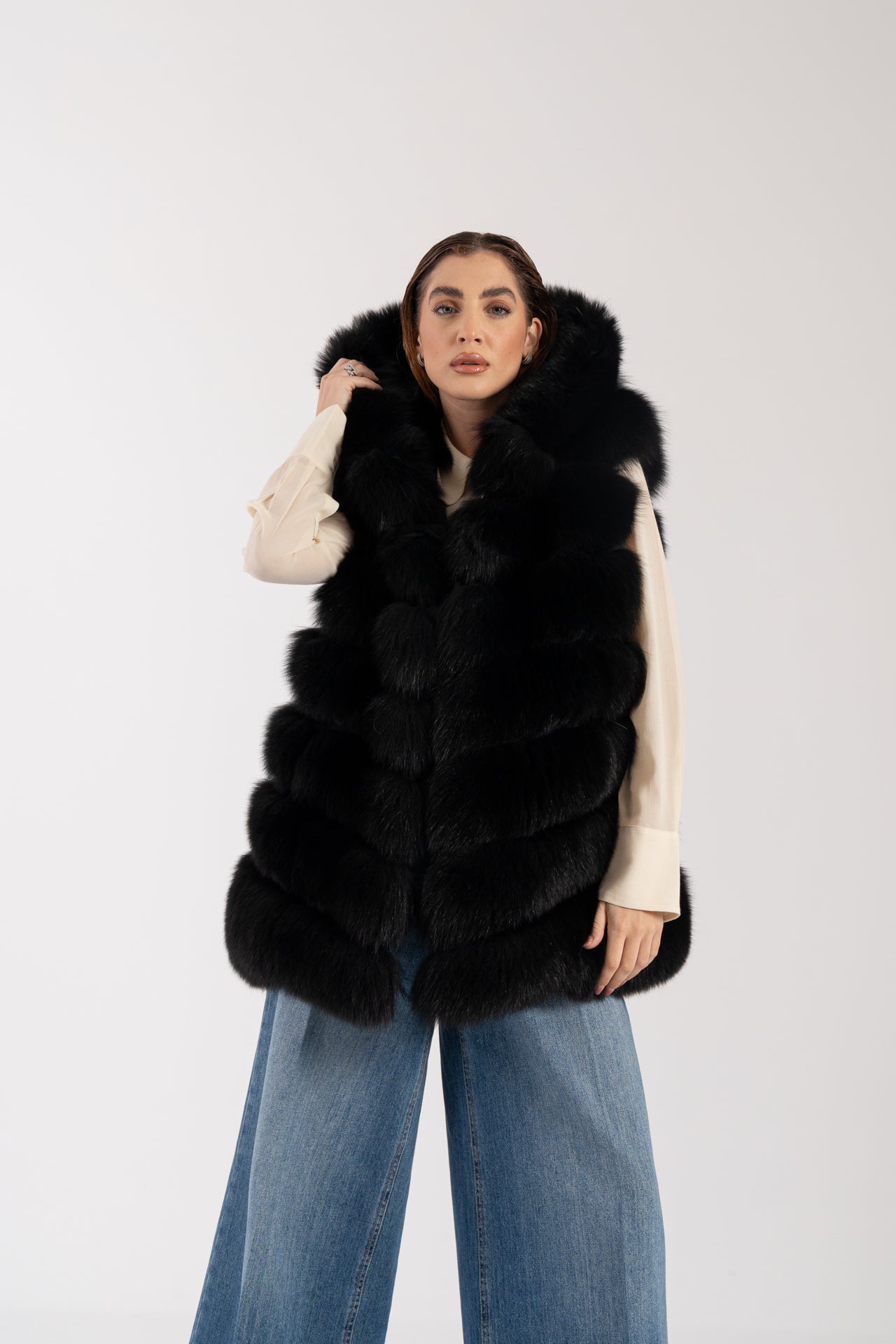 Gilet in volpe
