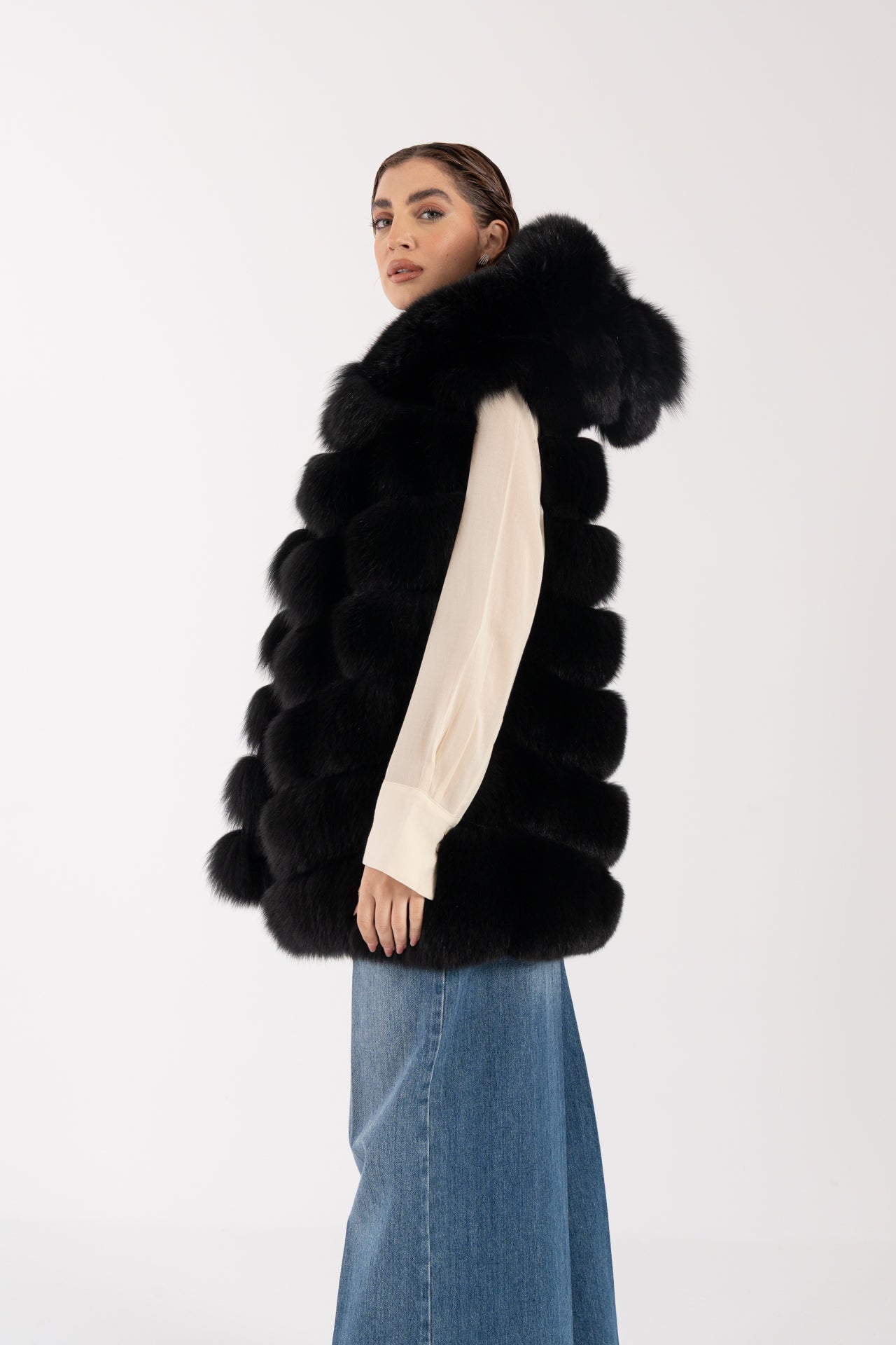 Gilet in volpe