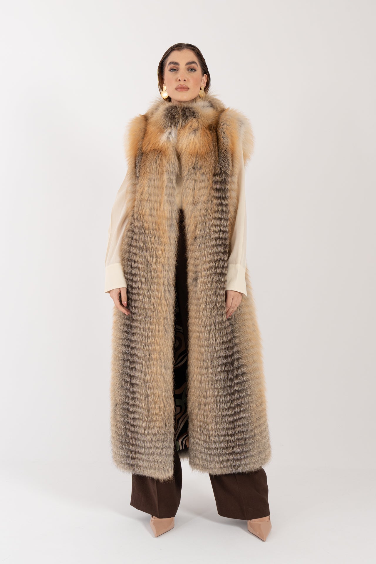 Gilet in volpe