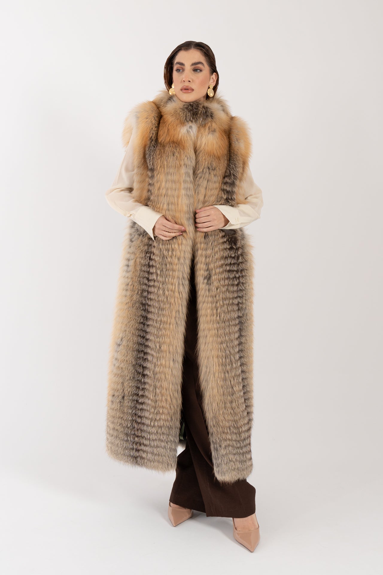 Gilet in volpe