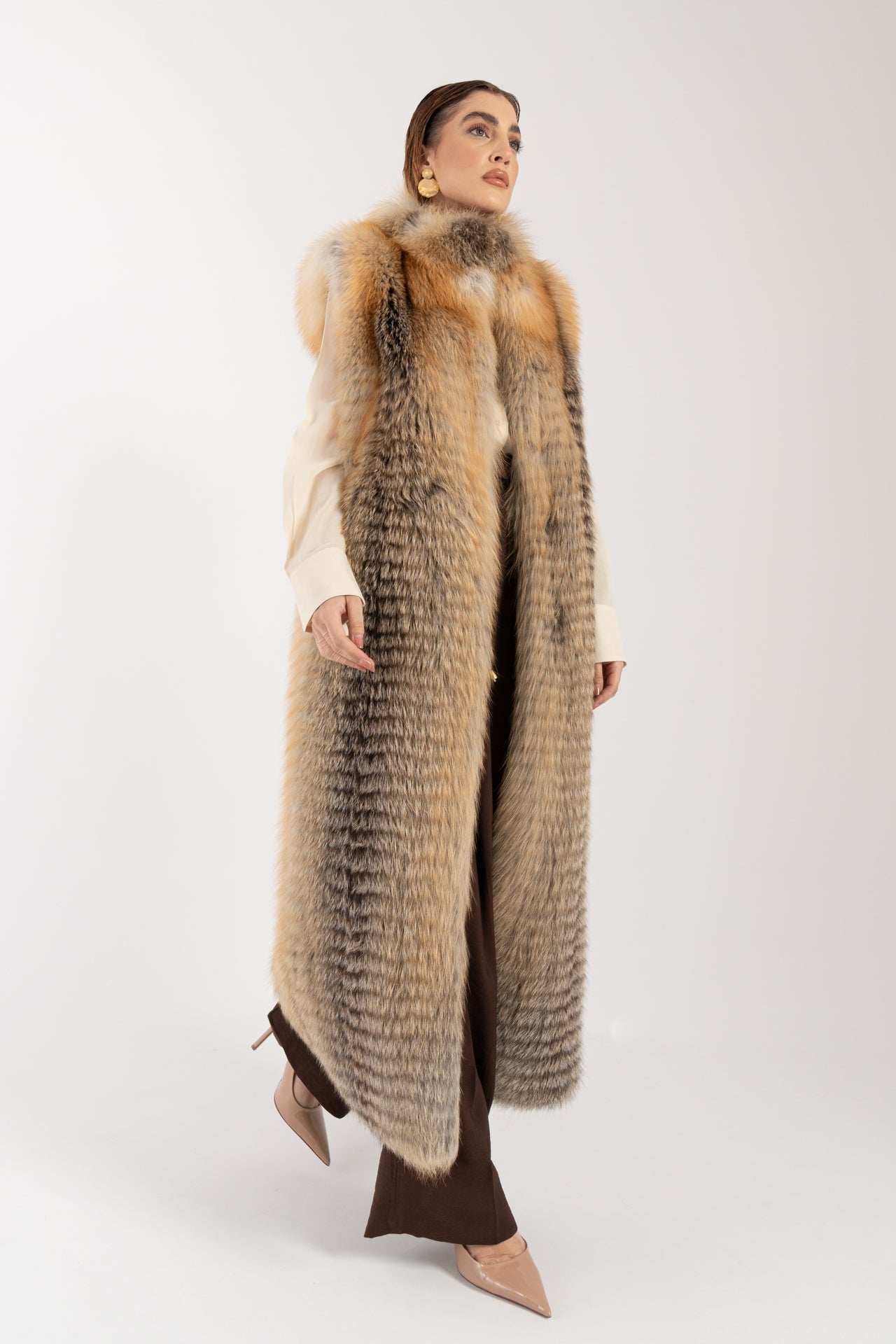 Gilet in volpe
