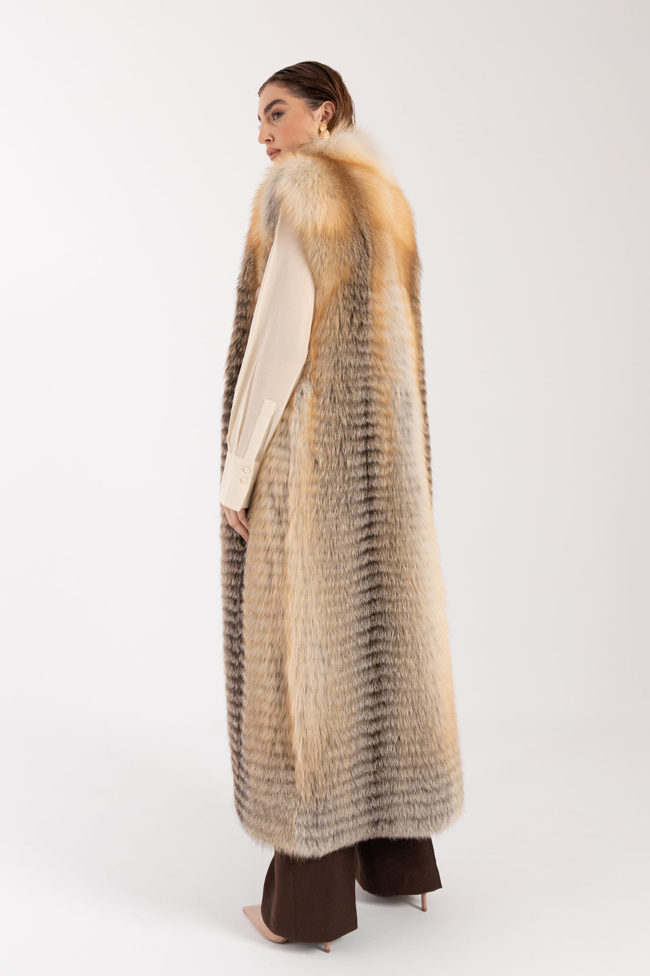 Gilet in volpe