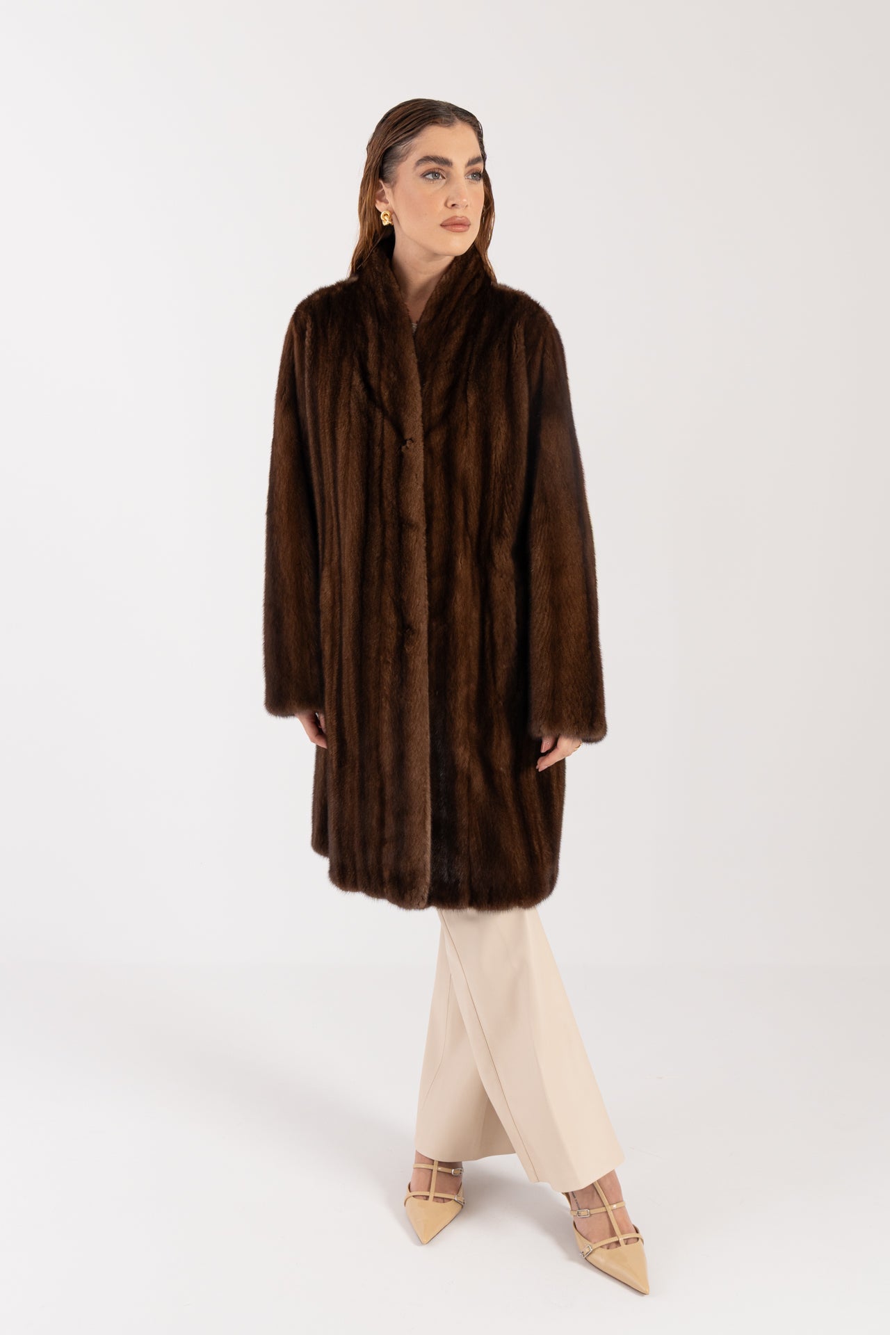 Cappotto in visone reversibile