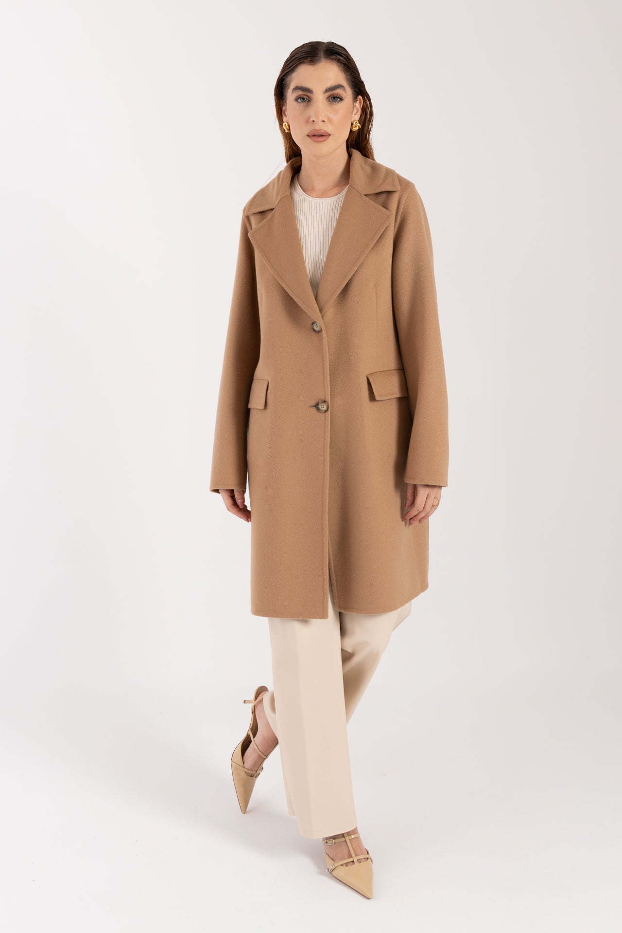 Cappotto con zibellino