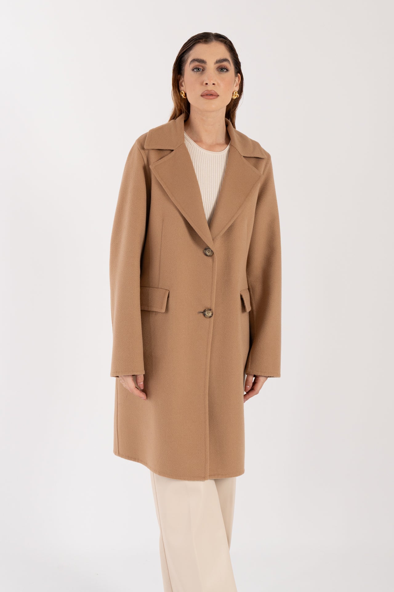 Cappotto con zibellino